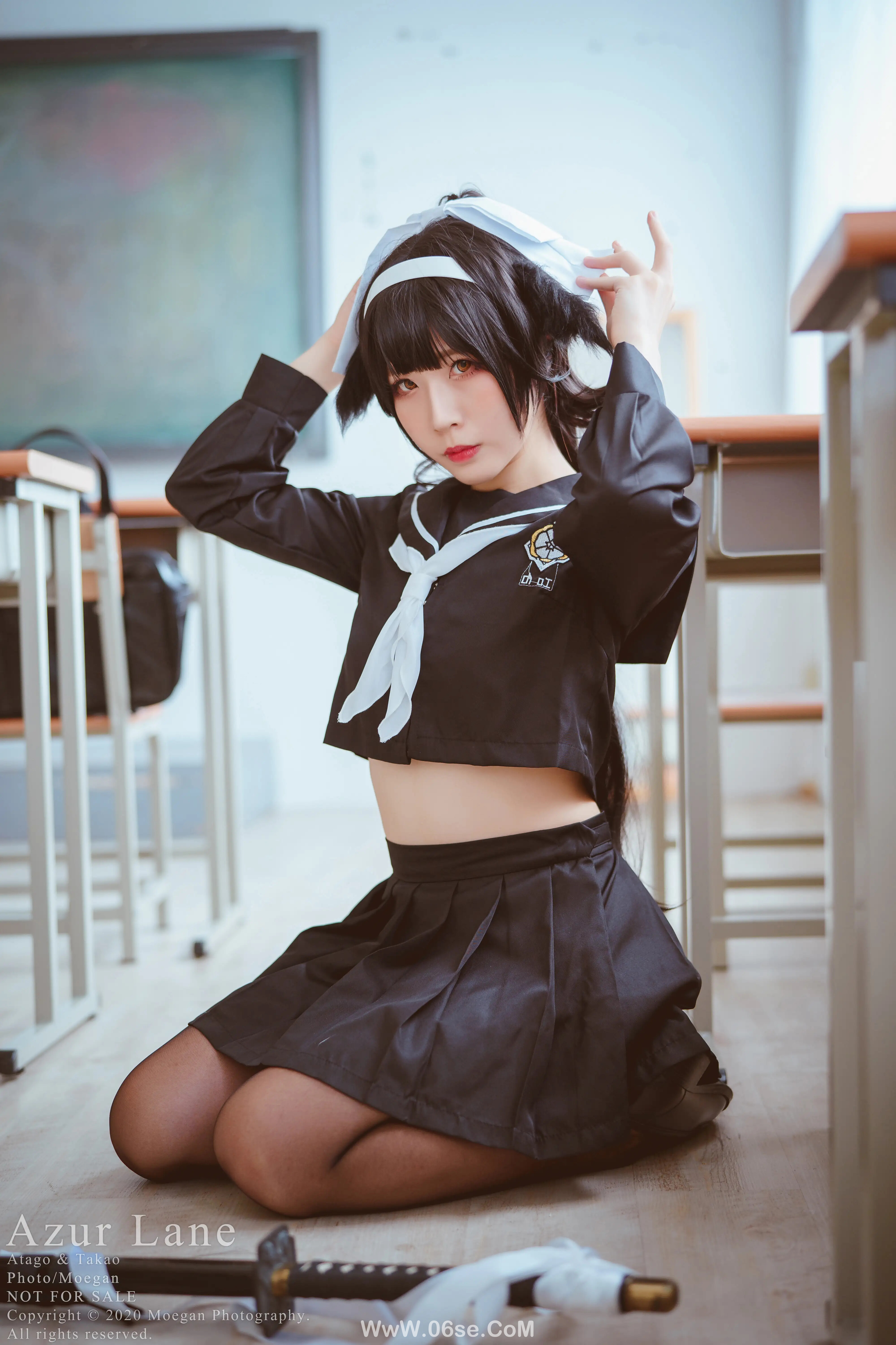 图片[6]-沖田凛花Rinka – Azur Lane 爱宕高雄 Sailor Suit-六色网