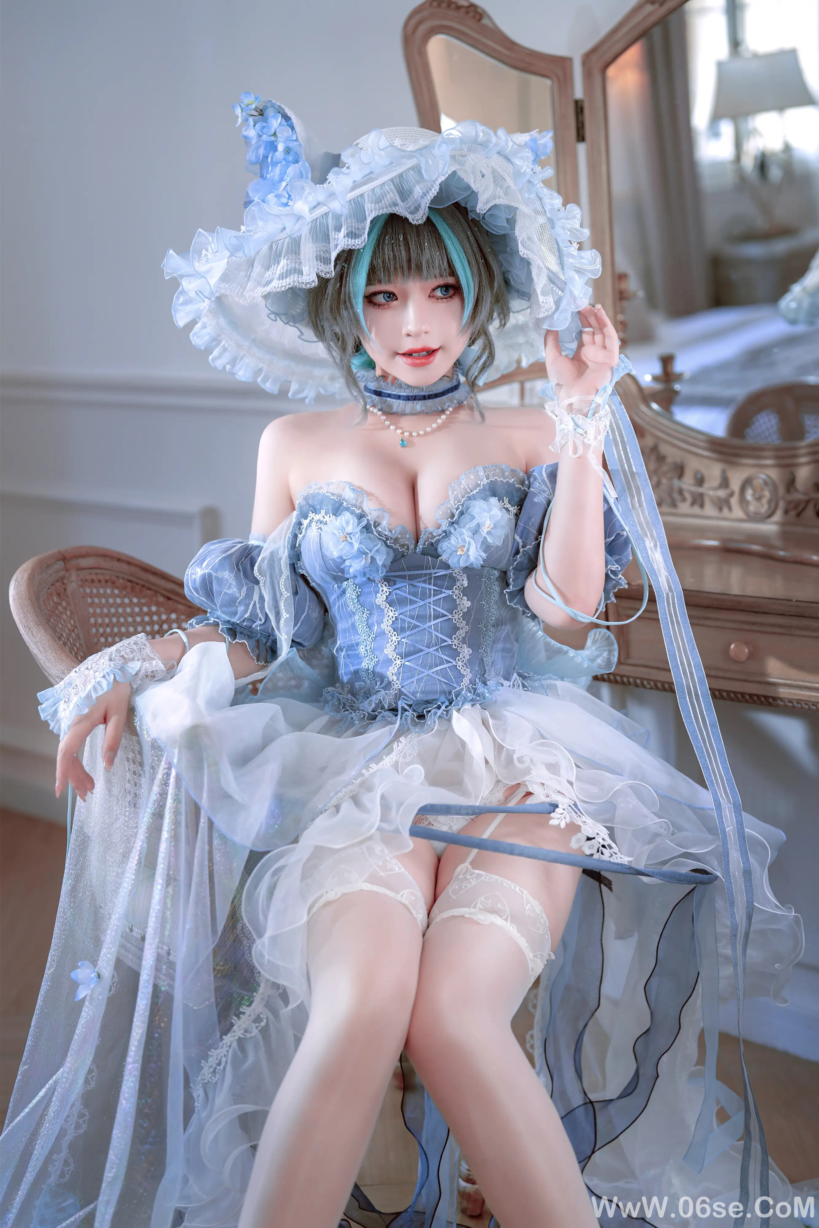 图片[8]-半半子 – 碧蓝航线 柴郡 废稿礼服-六色网