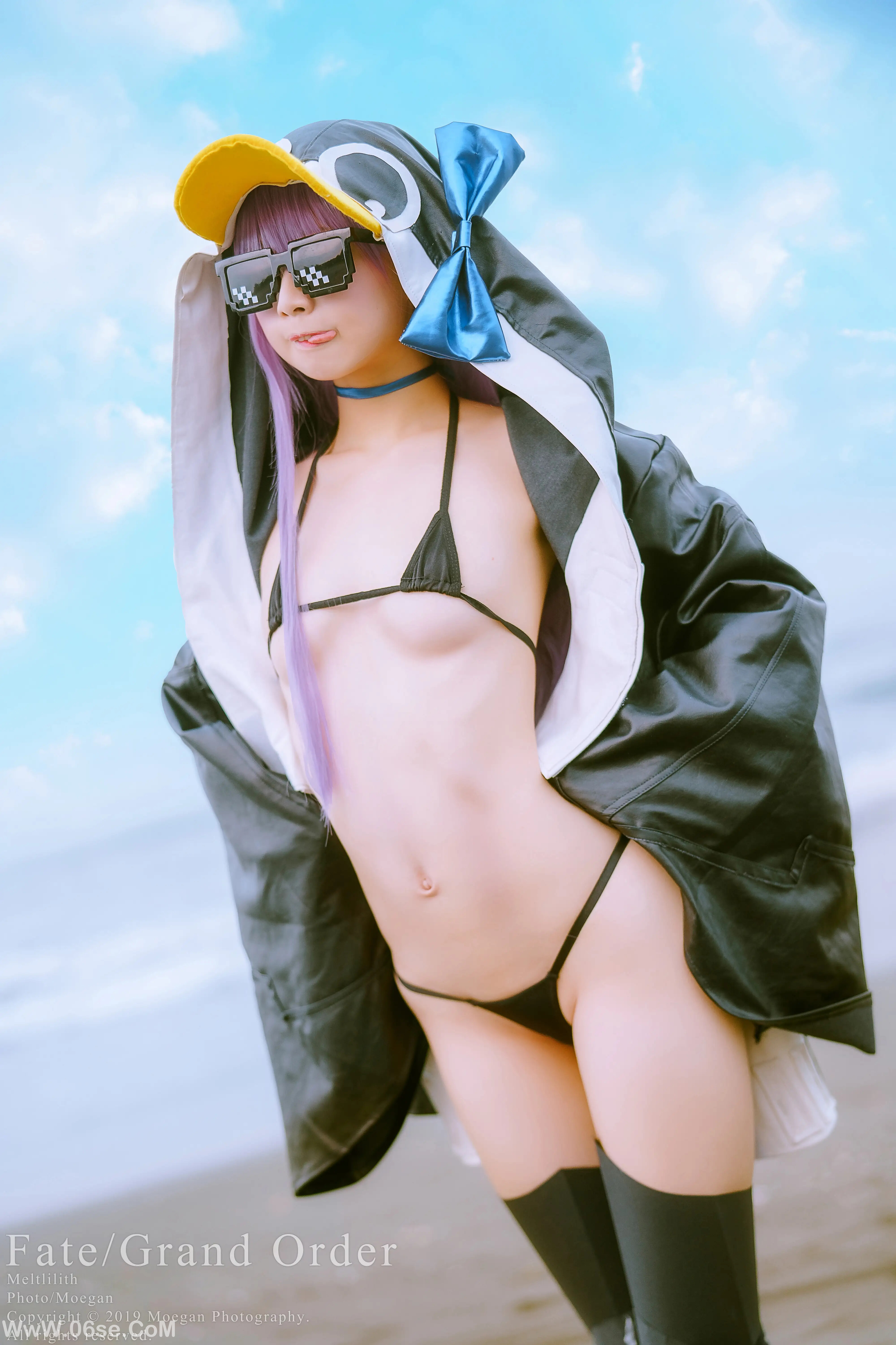 图片[10]-沖田凛花Rinka – FateGrand Order 溶解莉莉丝泳装-六色网