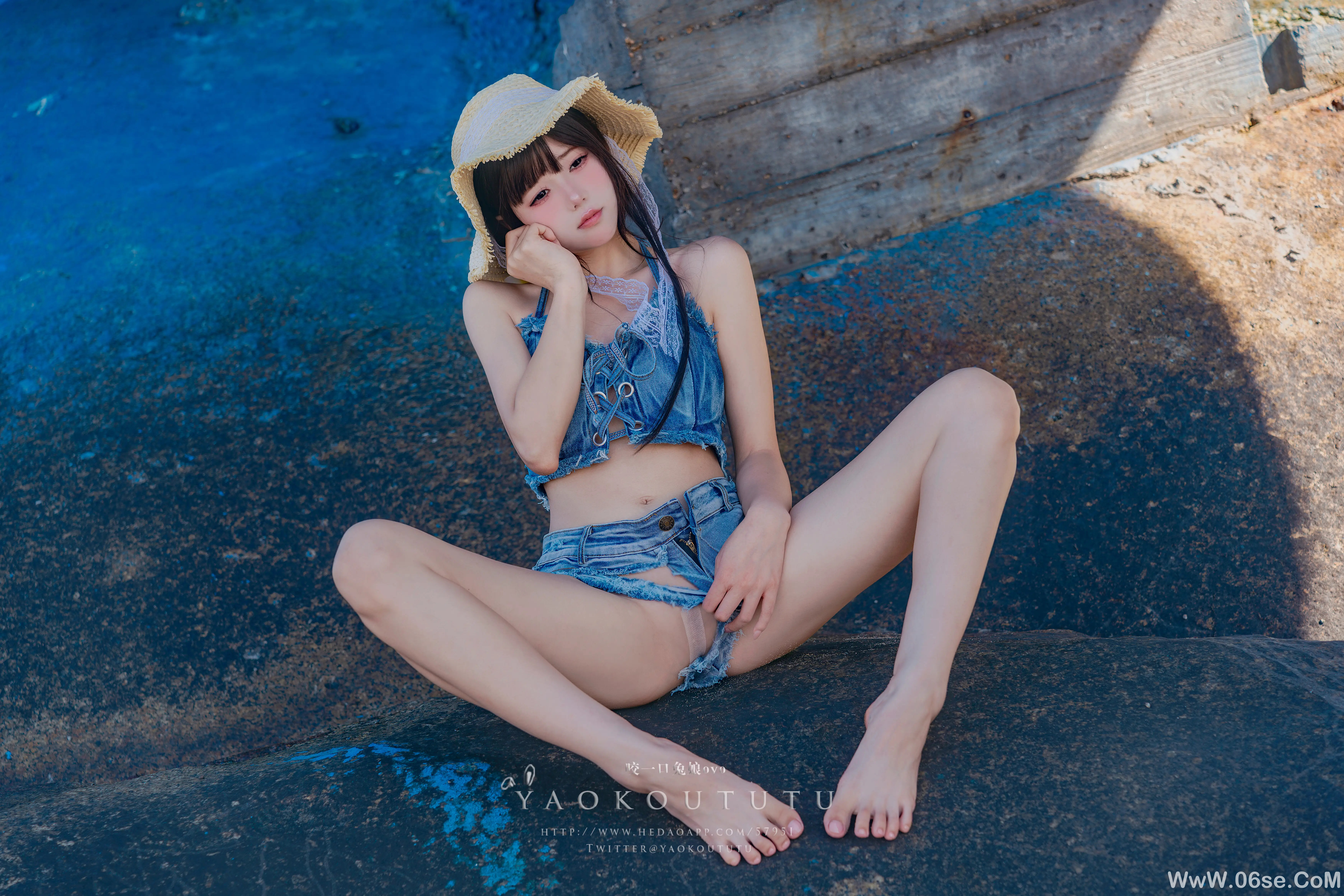 图片[66]-咬一口兔娘 海の夏日-六色网
