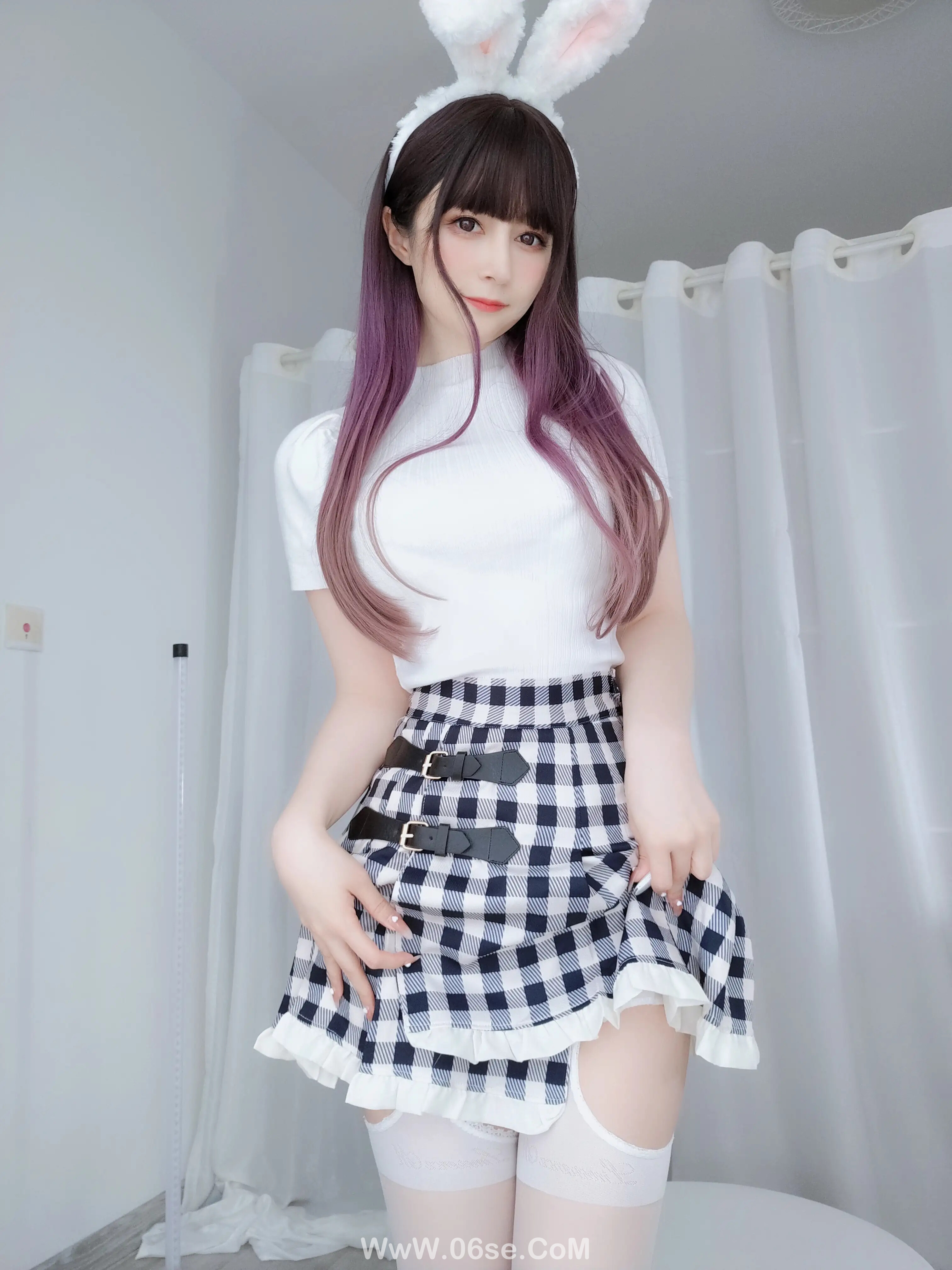 图片[8]-白银81 – 白丝兔女郎-六色网