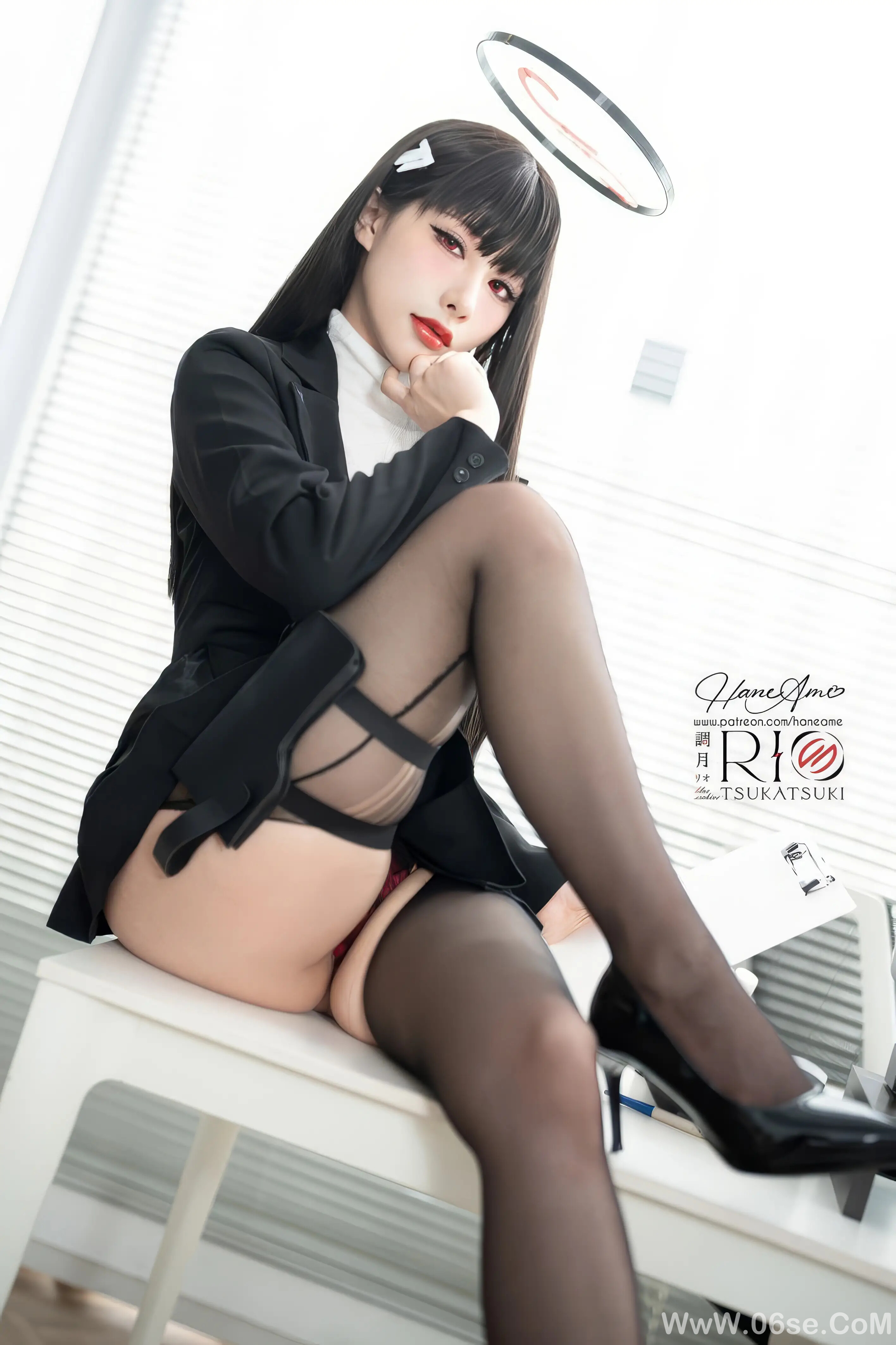 图片[24]-雨波_haneame_蔚蓝档案_–_调月莉央狼师写真书-六色网