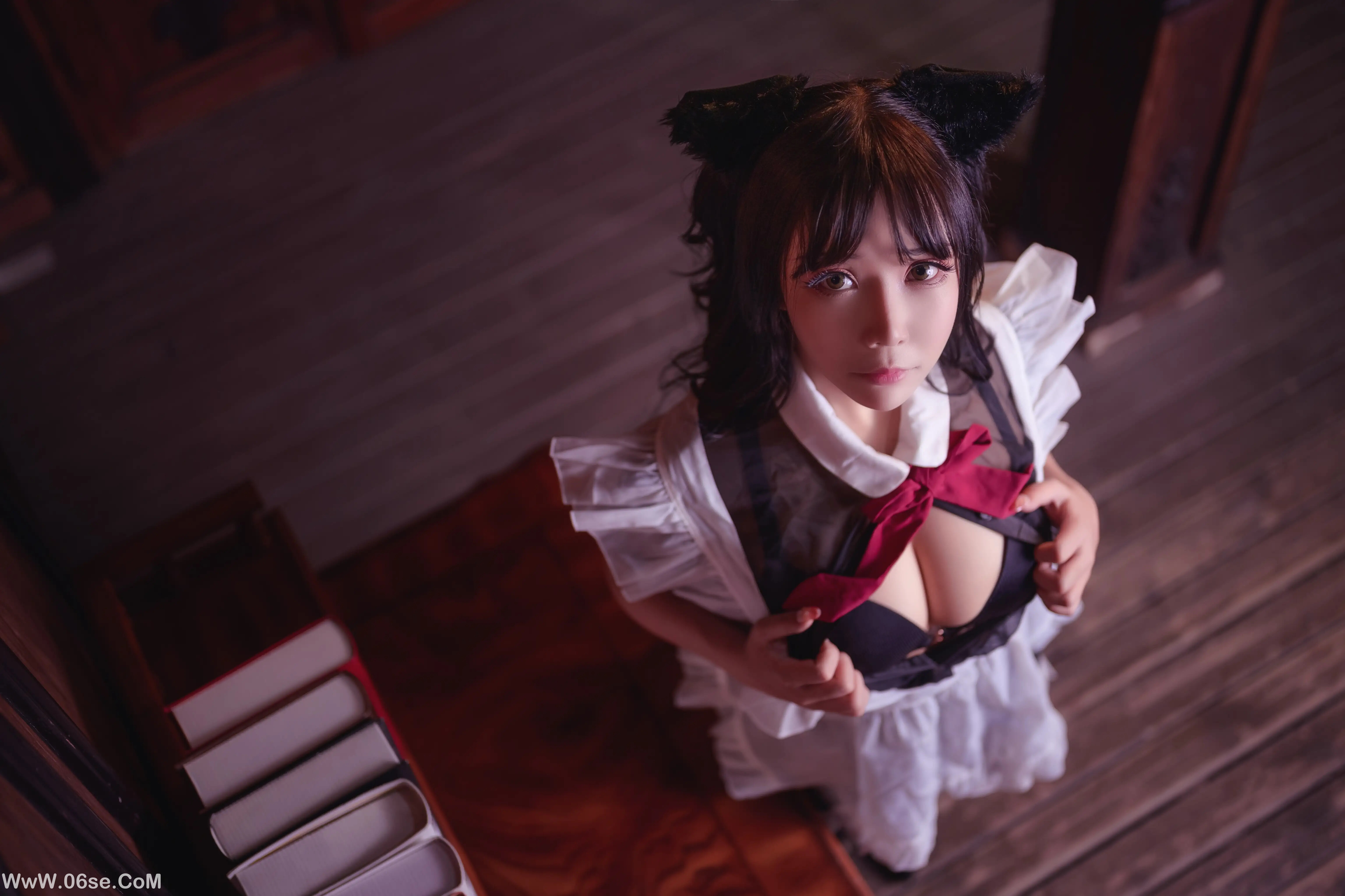 图片[25]-抱走莫子 – 黑丝猫咪小女仆-六色网