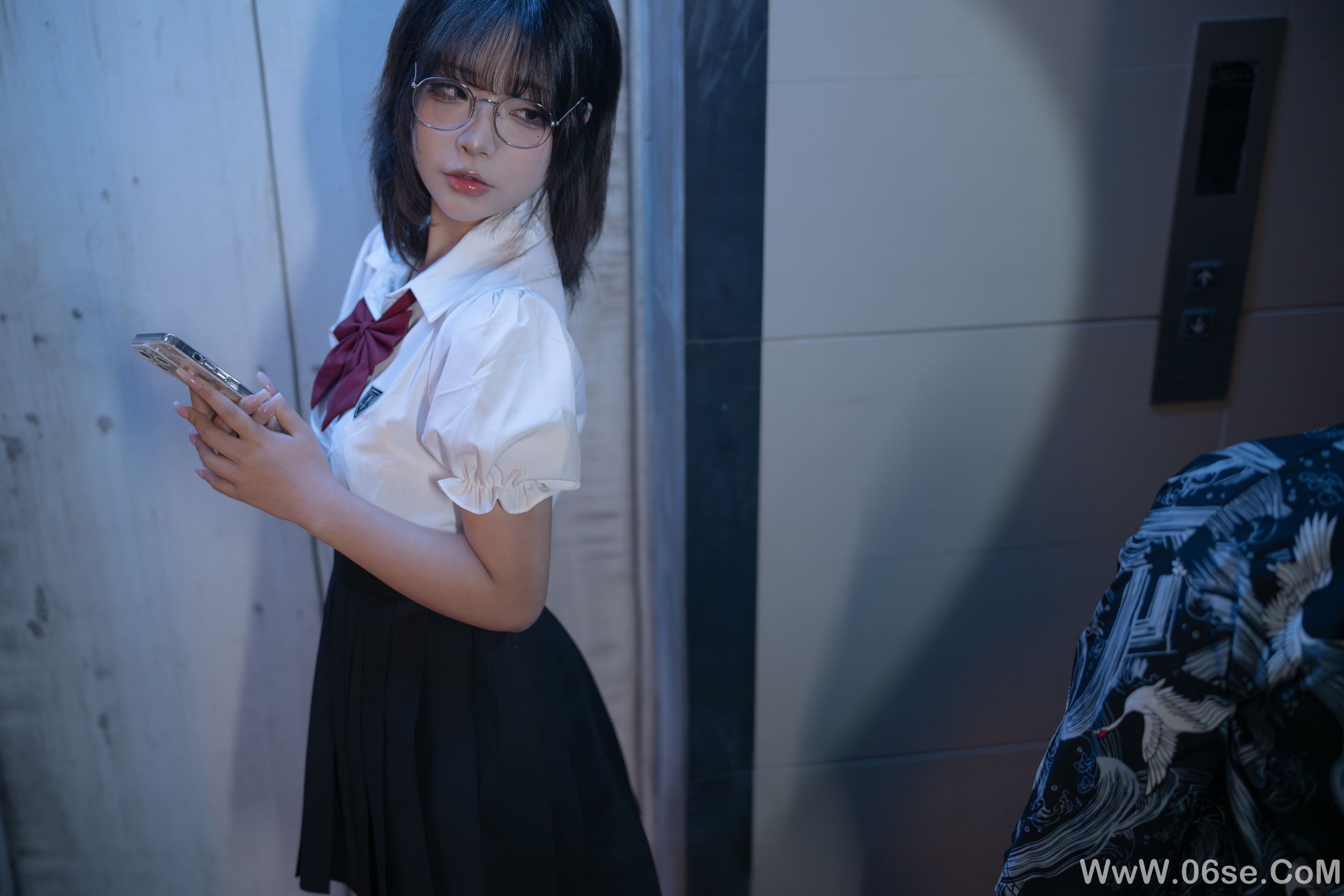 图片[6]-yuuhui玉汇 – 电梯间 尾行 [154P]-六色网