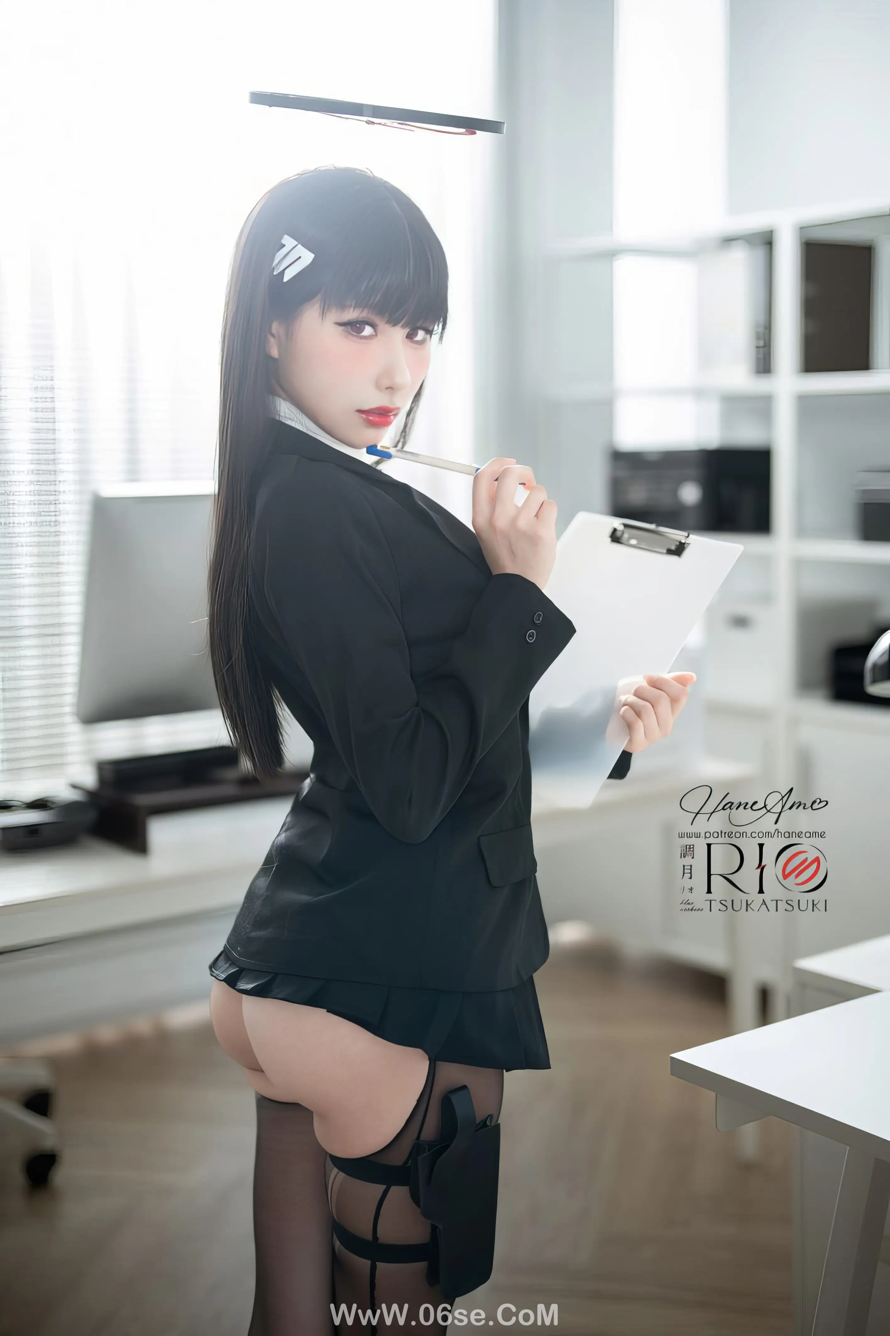 图片[47]-雨波_haneame_蔚蓝档案_–_调月莉央狼师写真书-六色网