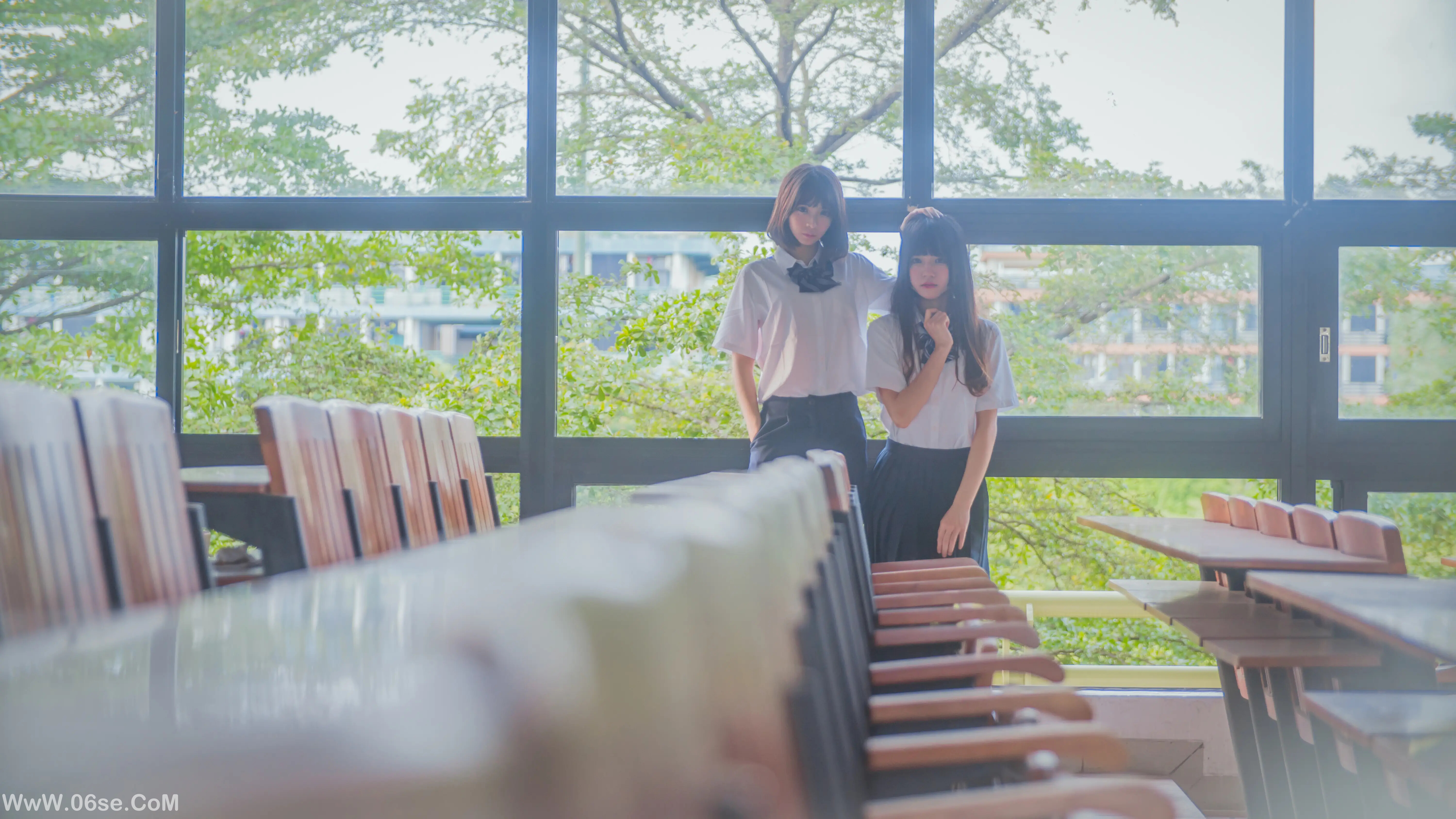 图片[7]-桜桃喵&疯猫ss-JK百合1-六色网