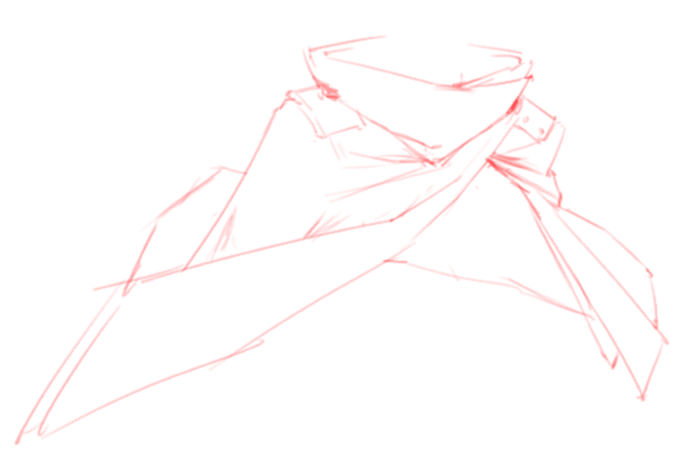 衣服褶皱画法图解分布教程