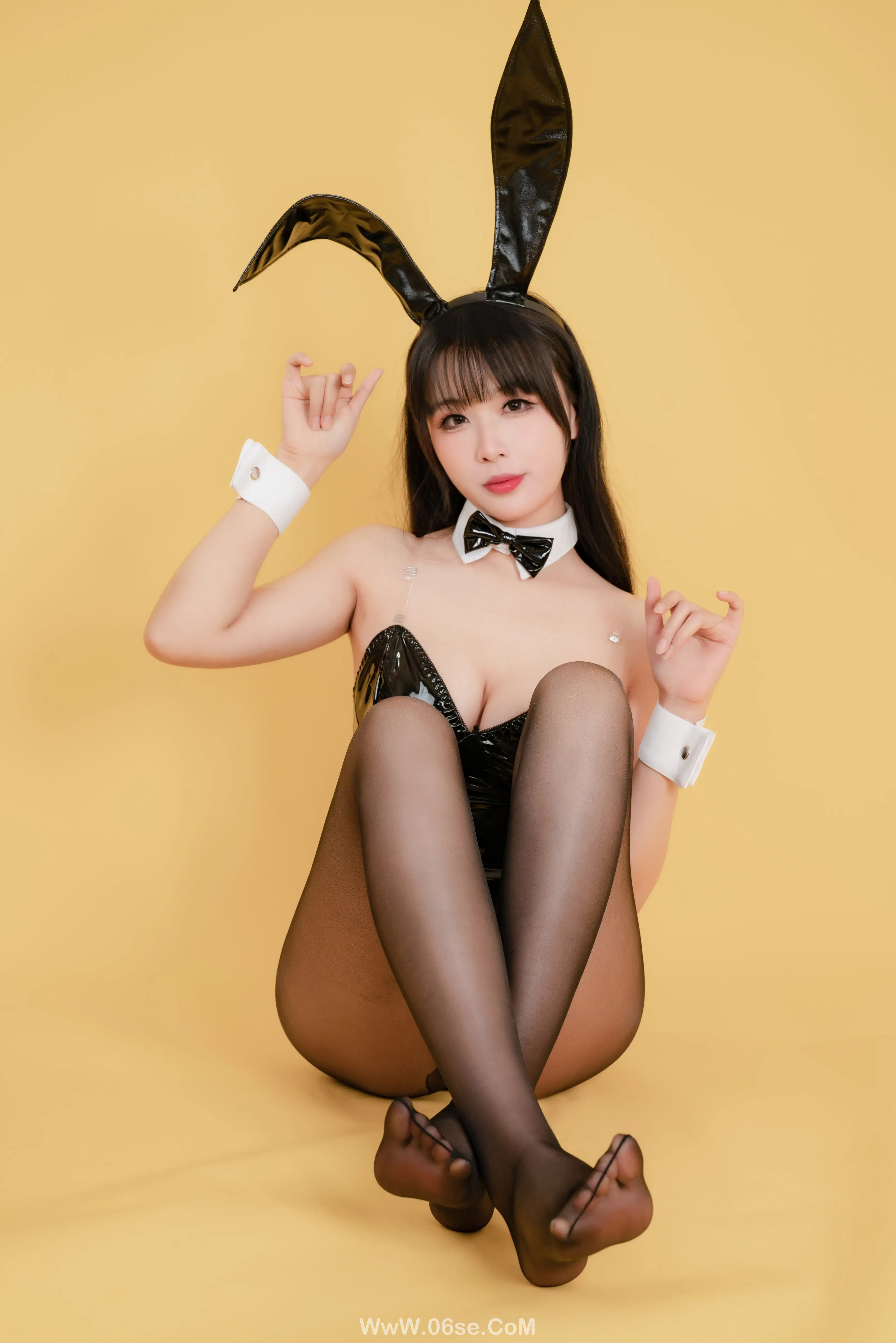 图片[9]-轩萧学姐 – 新春福兔 黑兔女郎-六色网