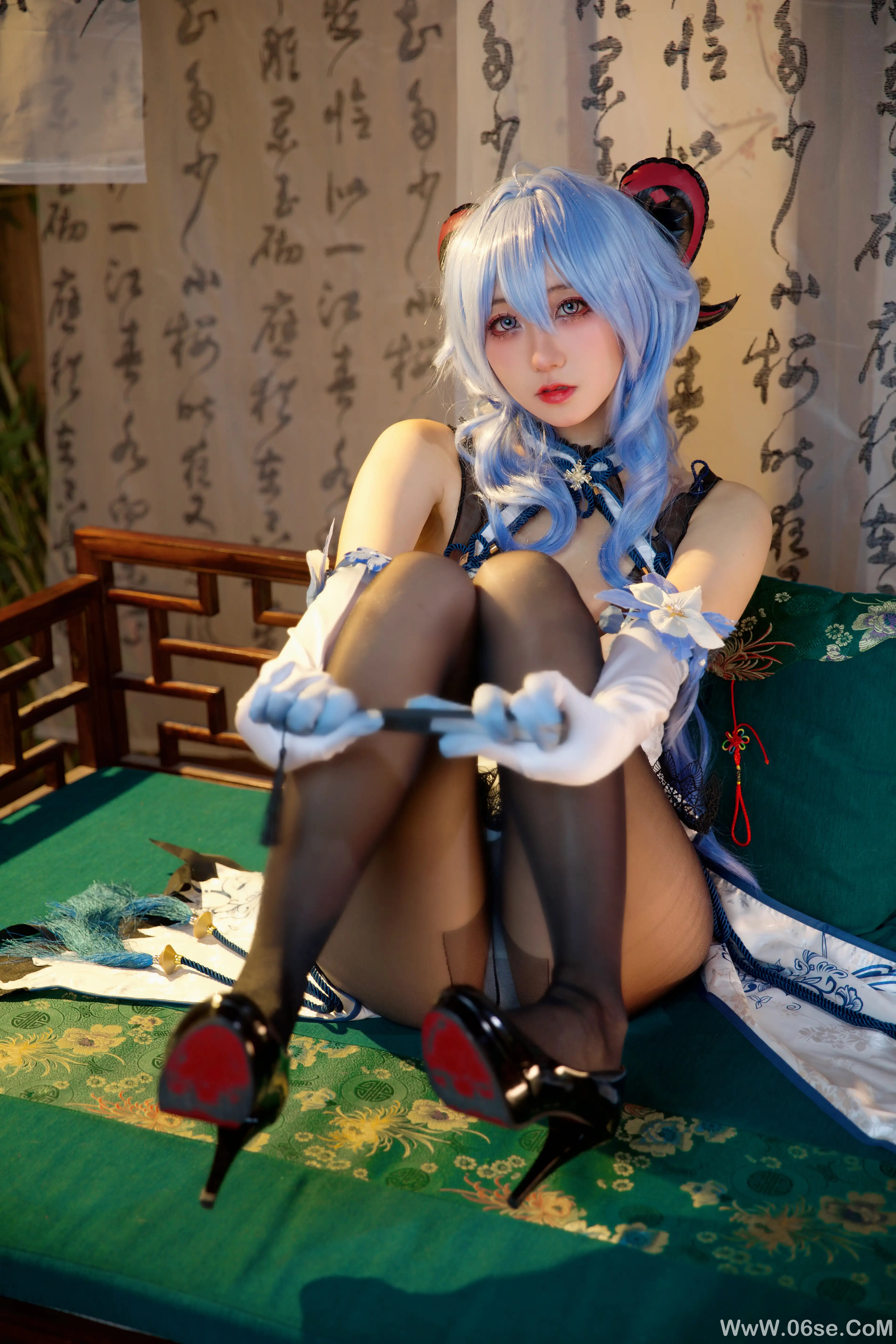 图片[20]-屑雪雪鸭 原神 甘雨青花瓷-六色网