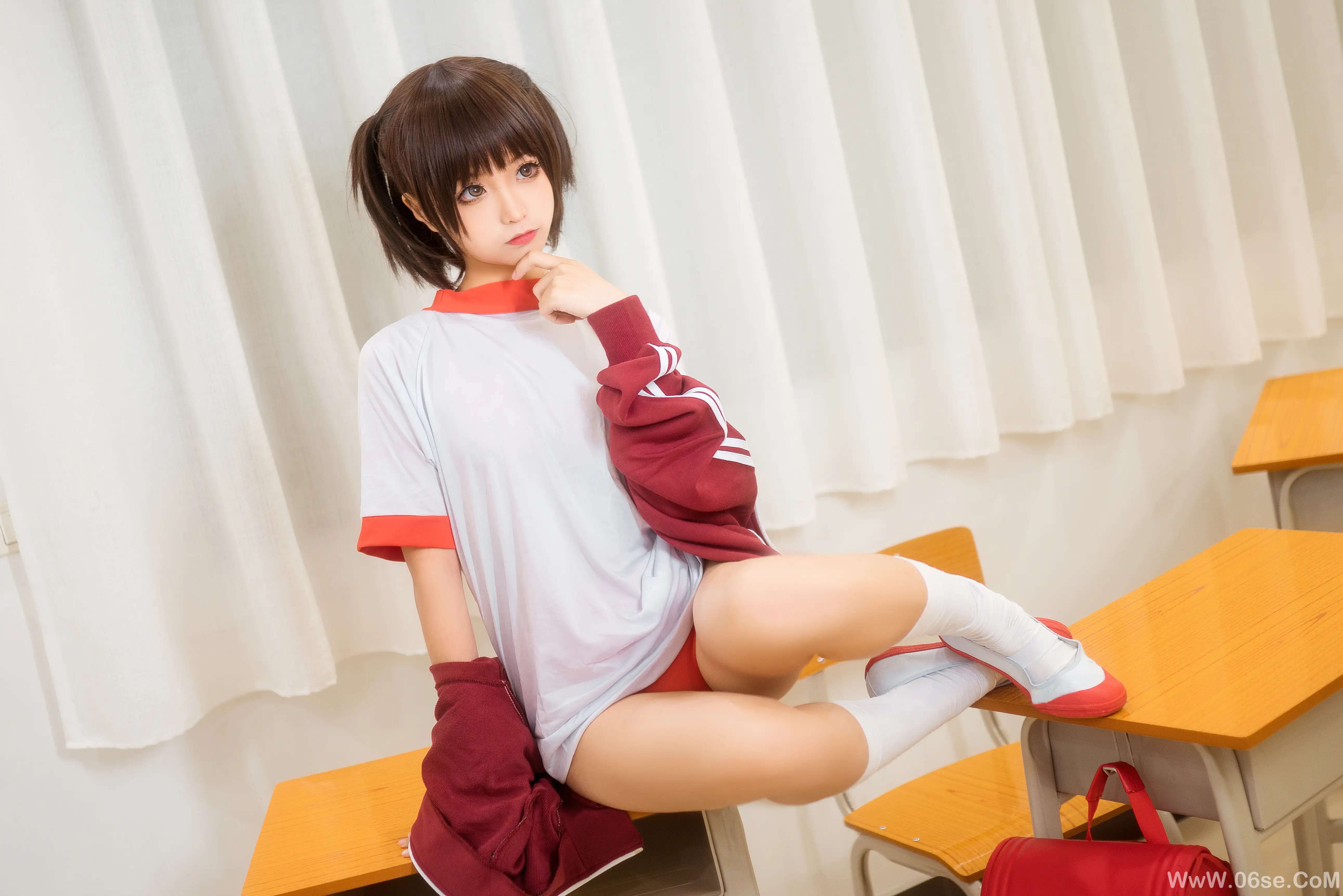 图片[15]-蠢沫沫 – 体操服红-六色网