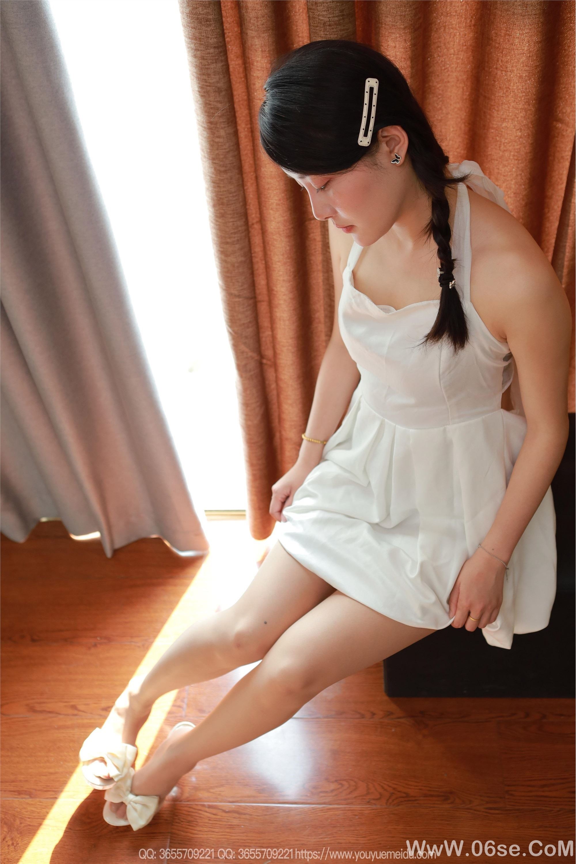 图片[2]-IESS异思趣向 2025.05.28 丝享家 2065 婉萍白色梦露[90P]-六色网