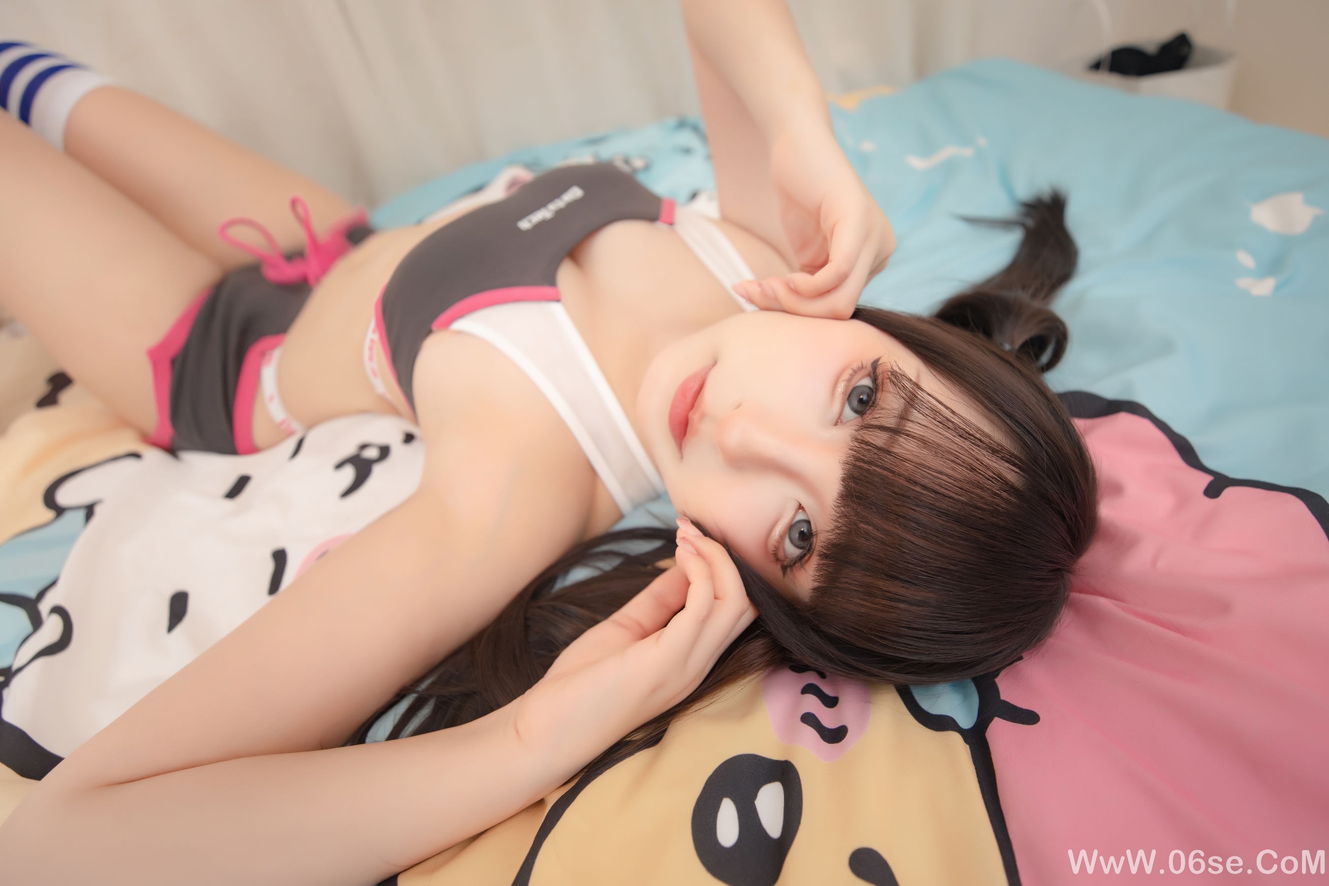 图片[69]-萝莉 神楽板真冬 之伸展少女 [75P]-六色网