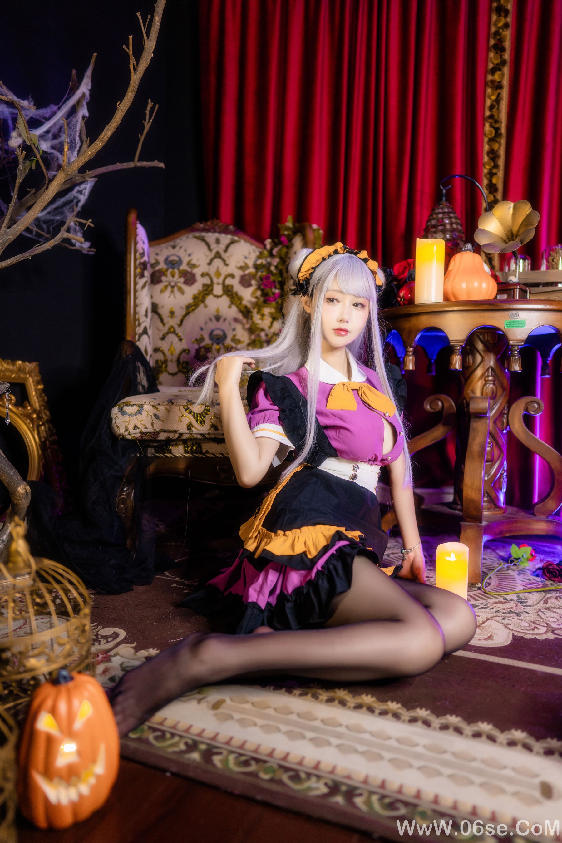 图片[36]-羽生三未 图集 – 万圣黑丝女仆 [37P]-六色网