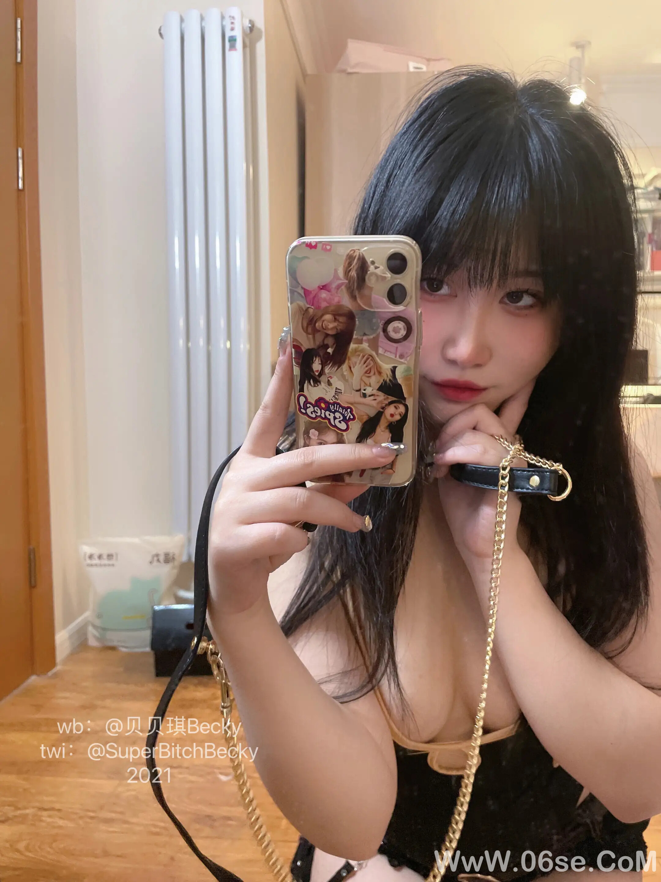 图片[88]-贝贝琪Becky – 对镜黑发辣妹-六色网
