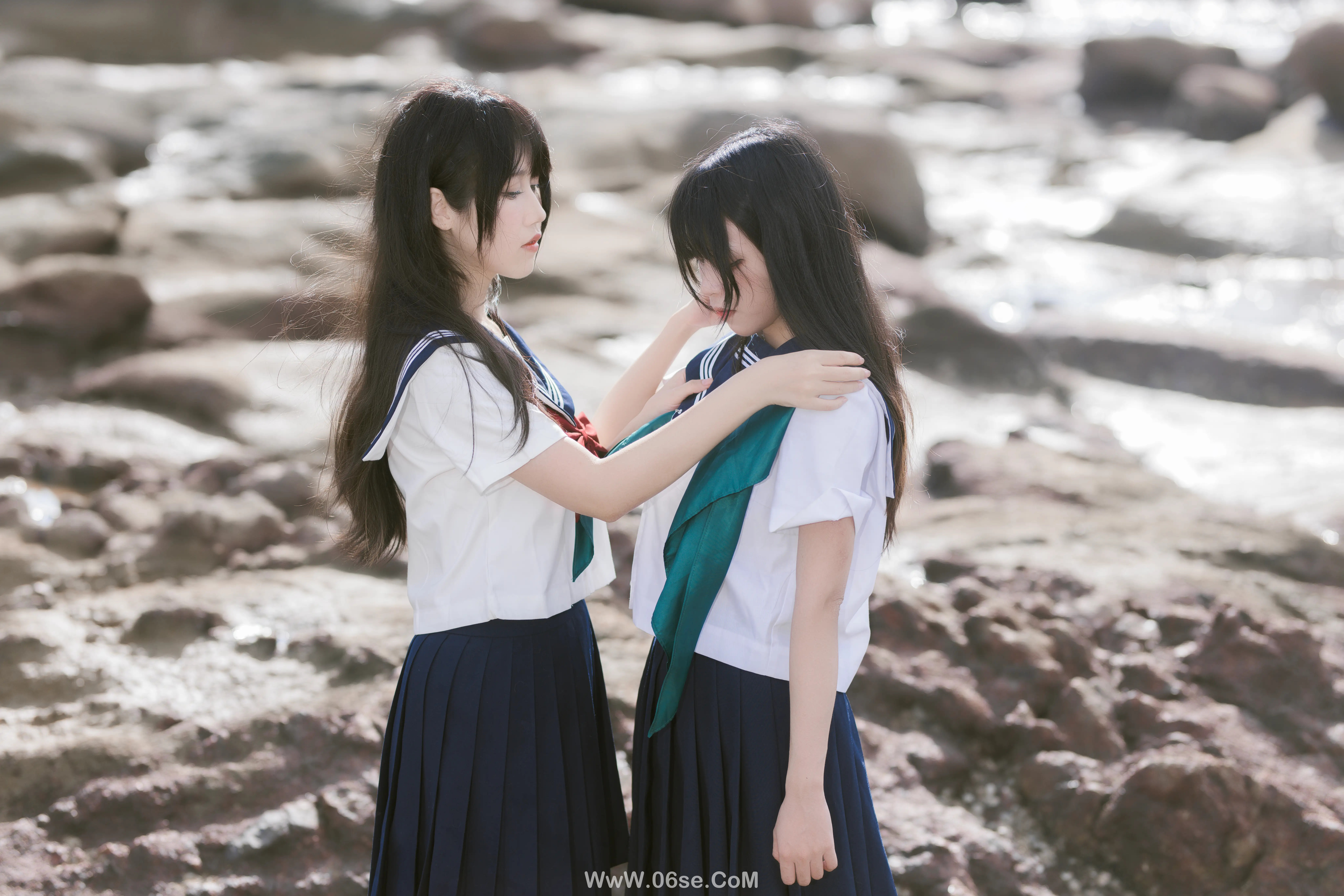 图片[47]-不呆猫 – 水手服百合黑丝 (&三無人型)-六色网