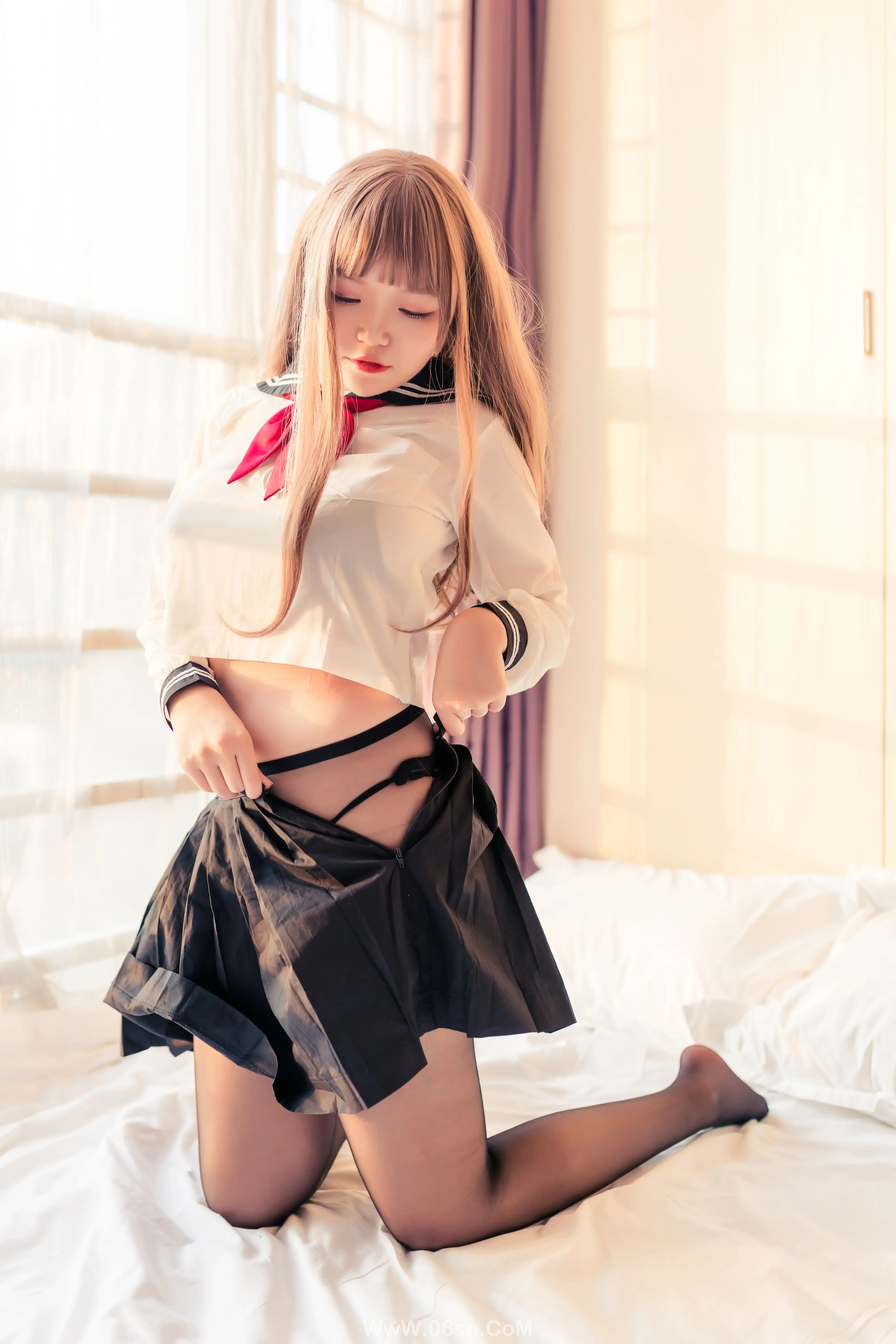 图片[29]-yoko宅夏 水手服黑丝-六色网