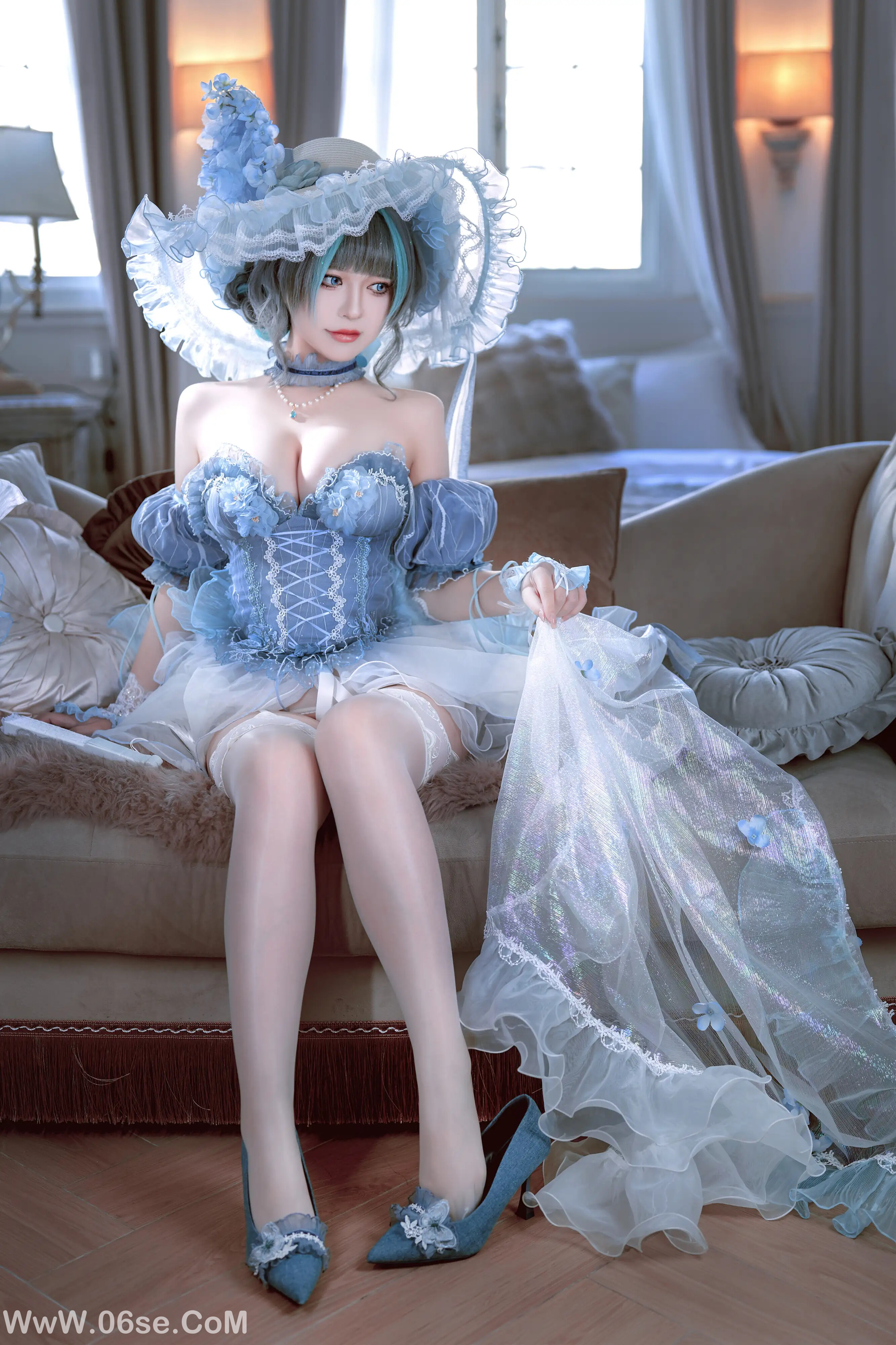 图片[25]-半半子 – 碧蓝航线 柴郡 废稿礼服-六色网