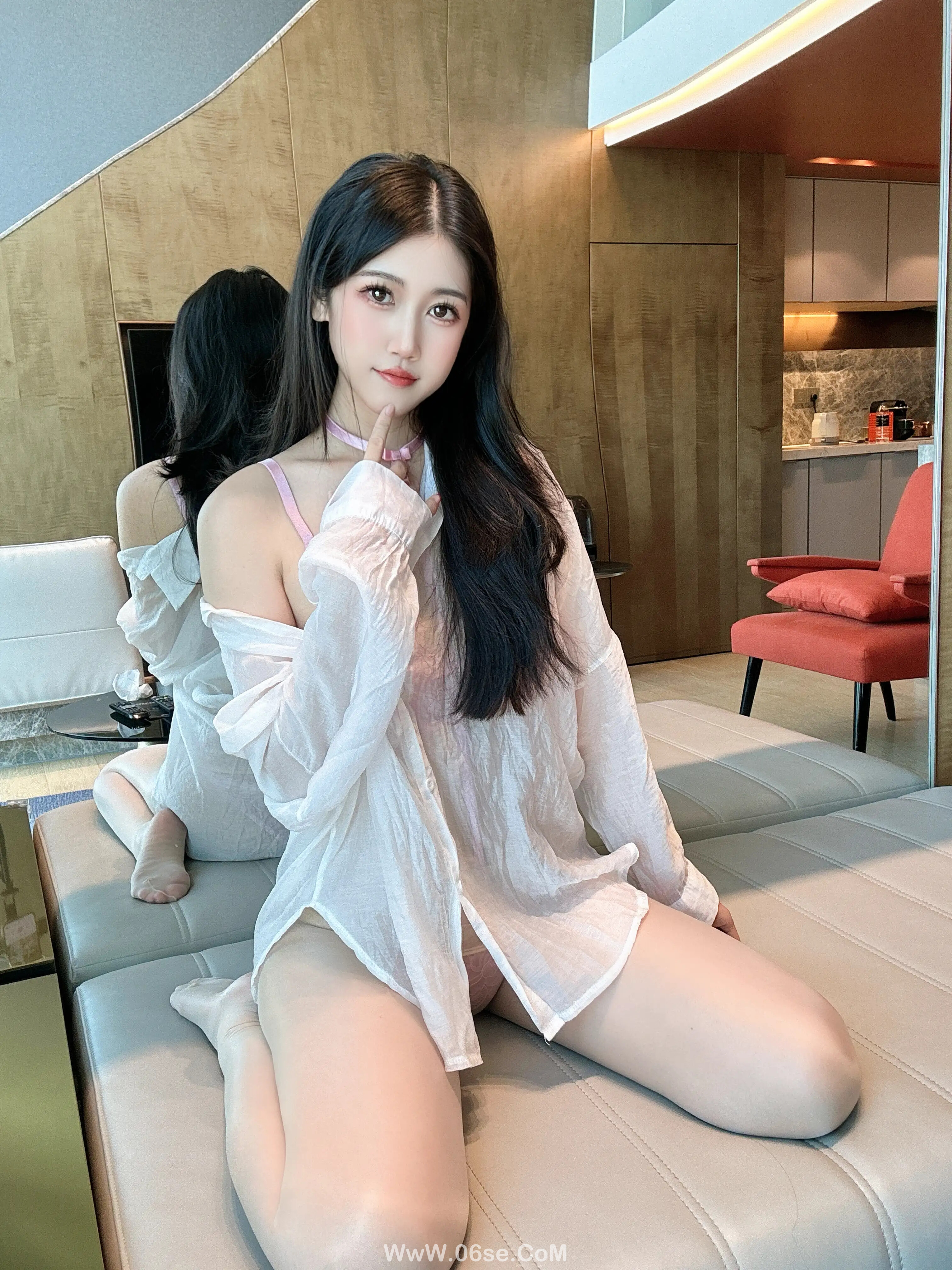 图片[45]-不呆猫 – 粉色衬衣女友-六色网