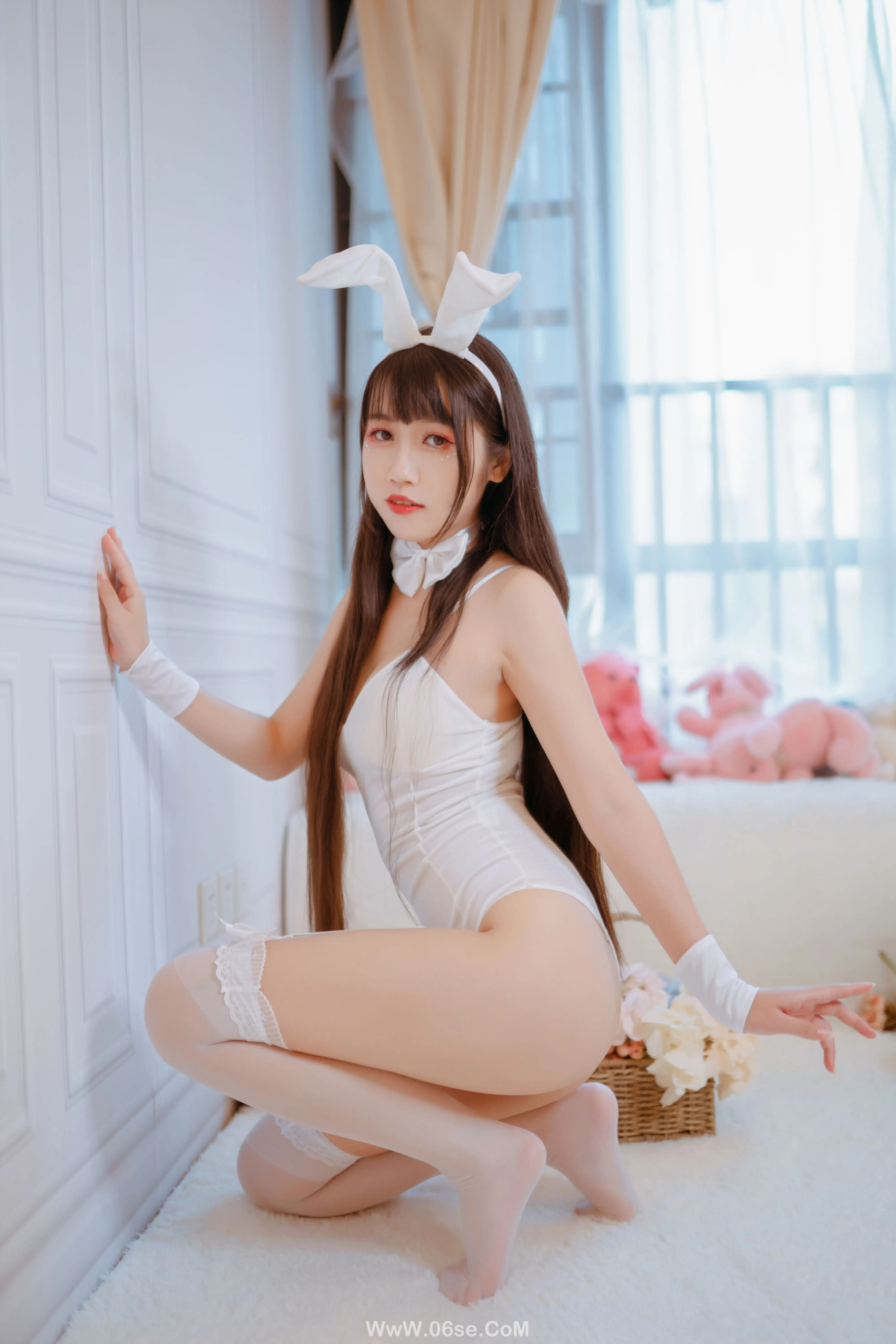 图片[24]-不呆猫 – 白色兔女郎-六色网