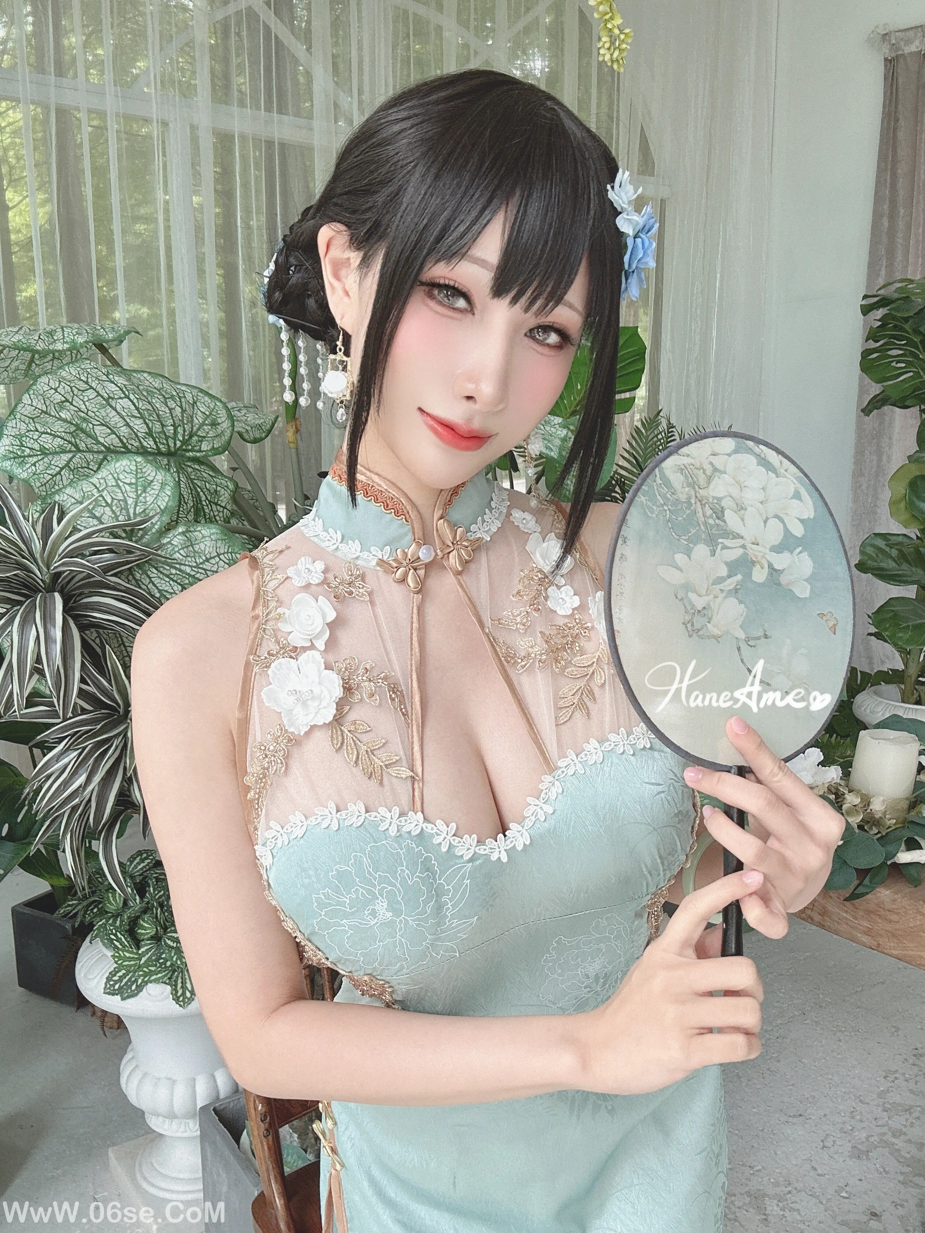 图片[21]-雨波_Original_Jade Qipao_綠韻旗袍-六色网