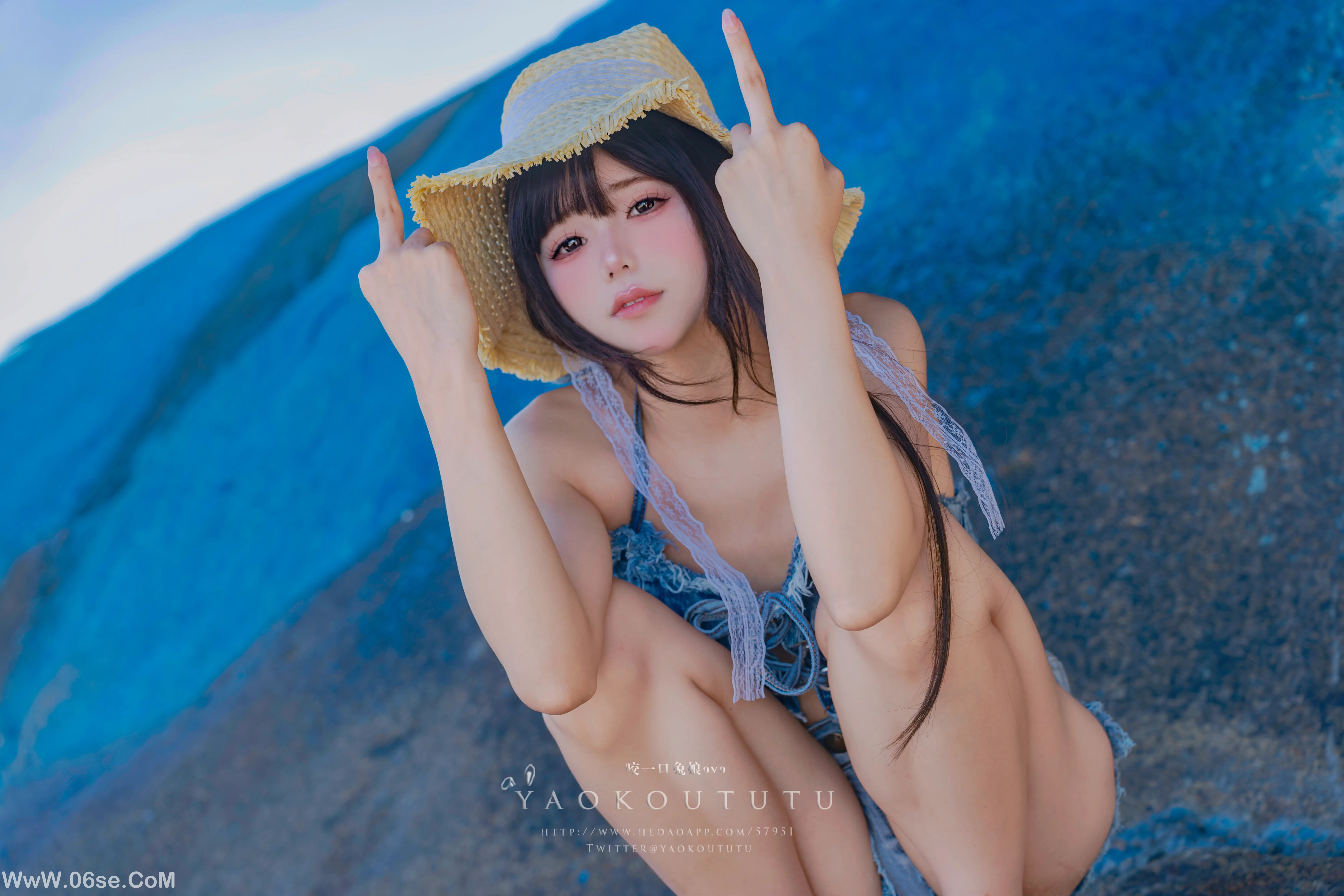 图片[70]-咬一口兔娘 海の夏日-六色网