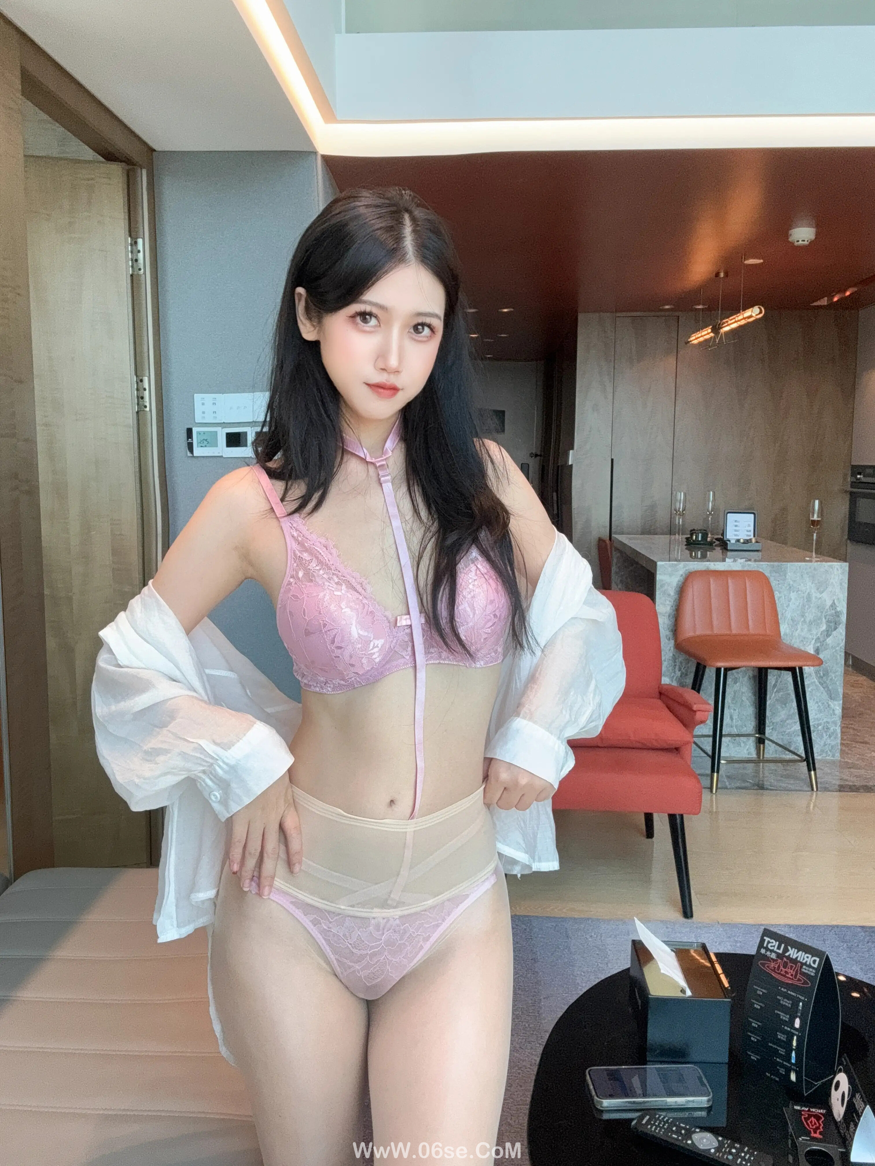 图片[9]-不呆猫 – 粉色衬衣女友-六色网