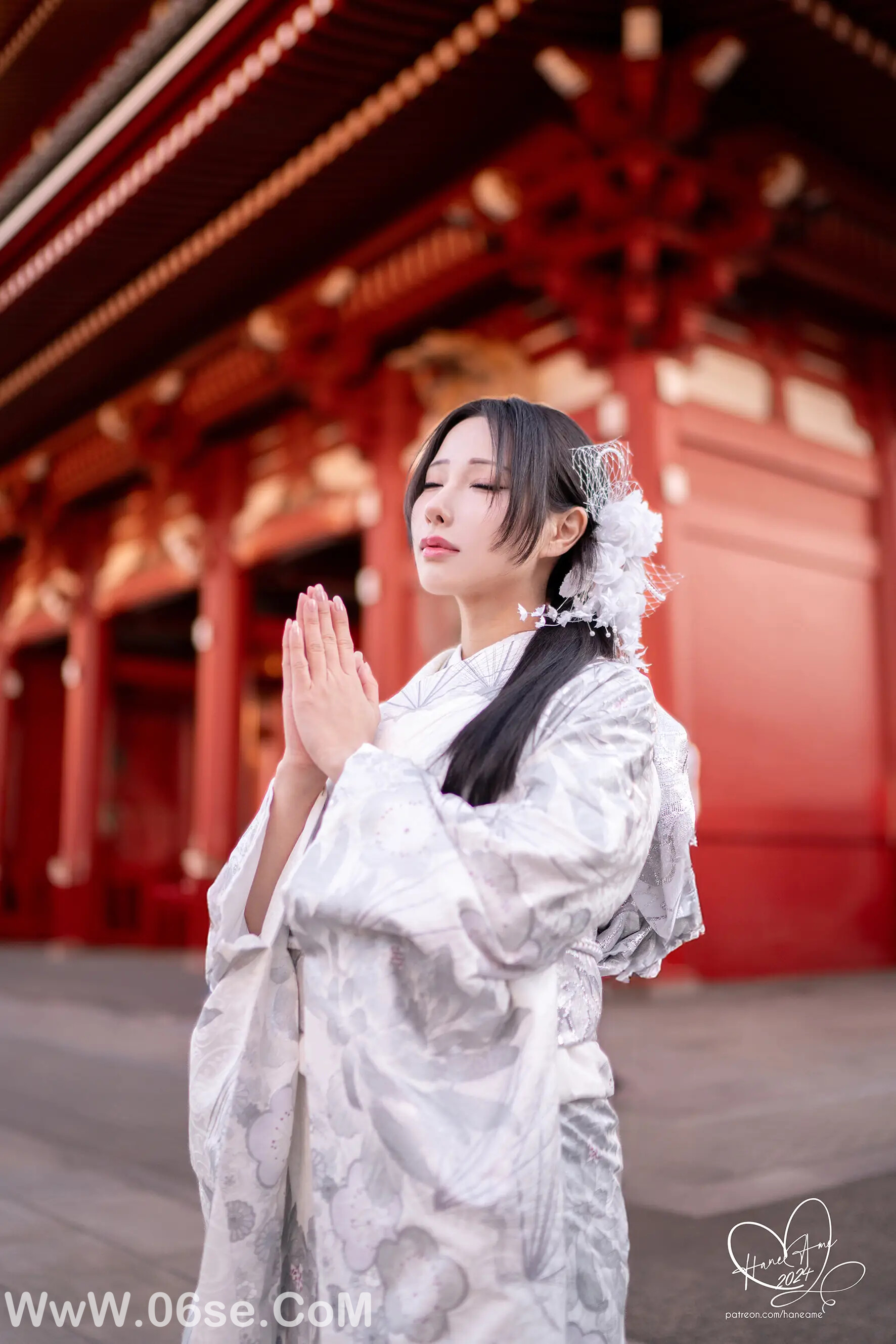图片[21]-雨波-Original 2024 New year Silver Kimono-六色网