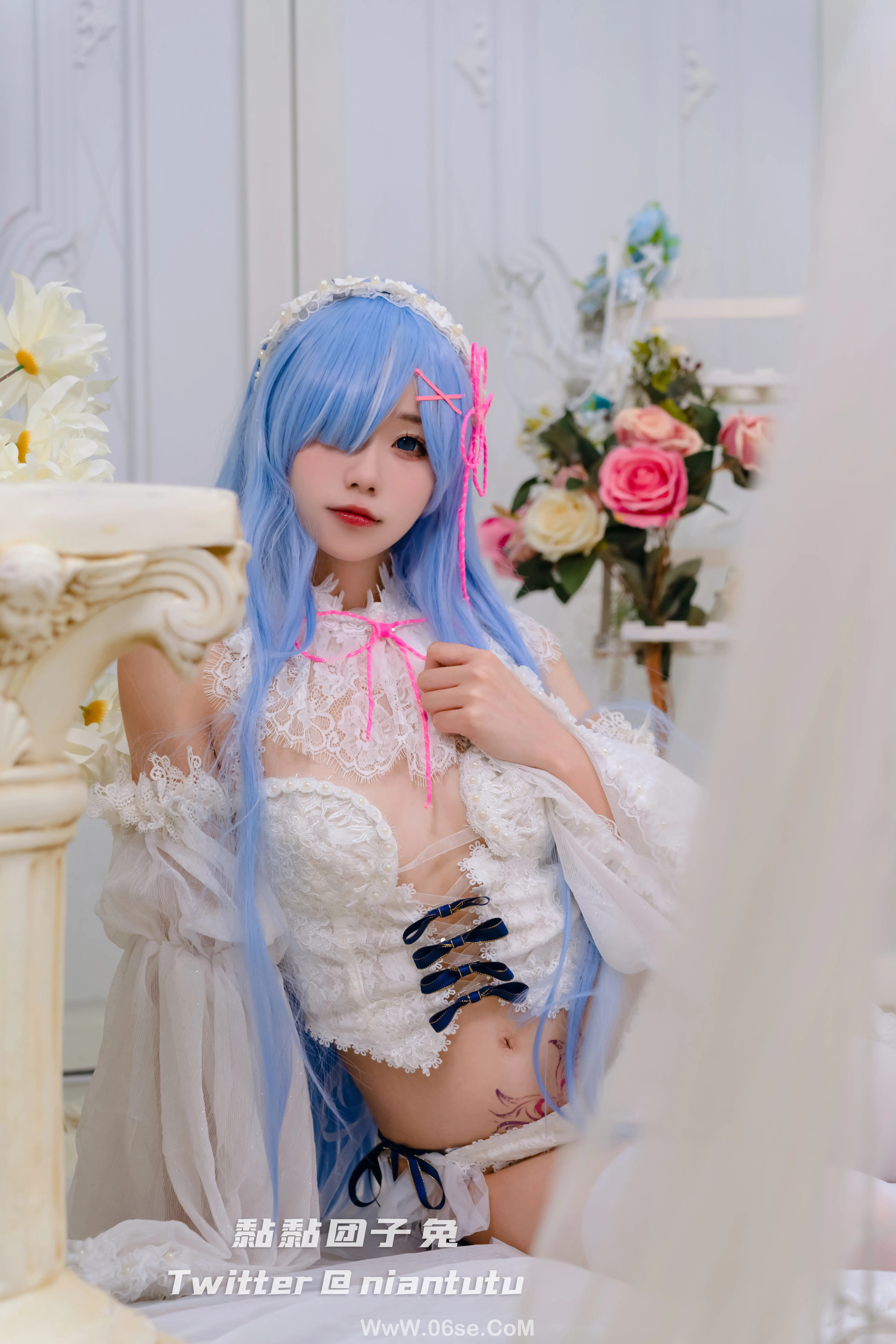 图片[18]-咬一口兔娘 t3特典-白丝长发蕾姆-六色网