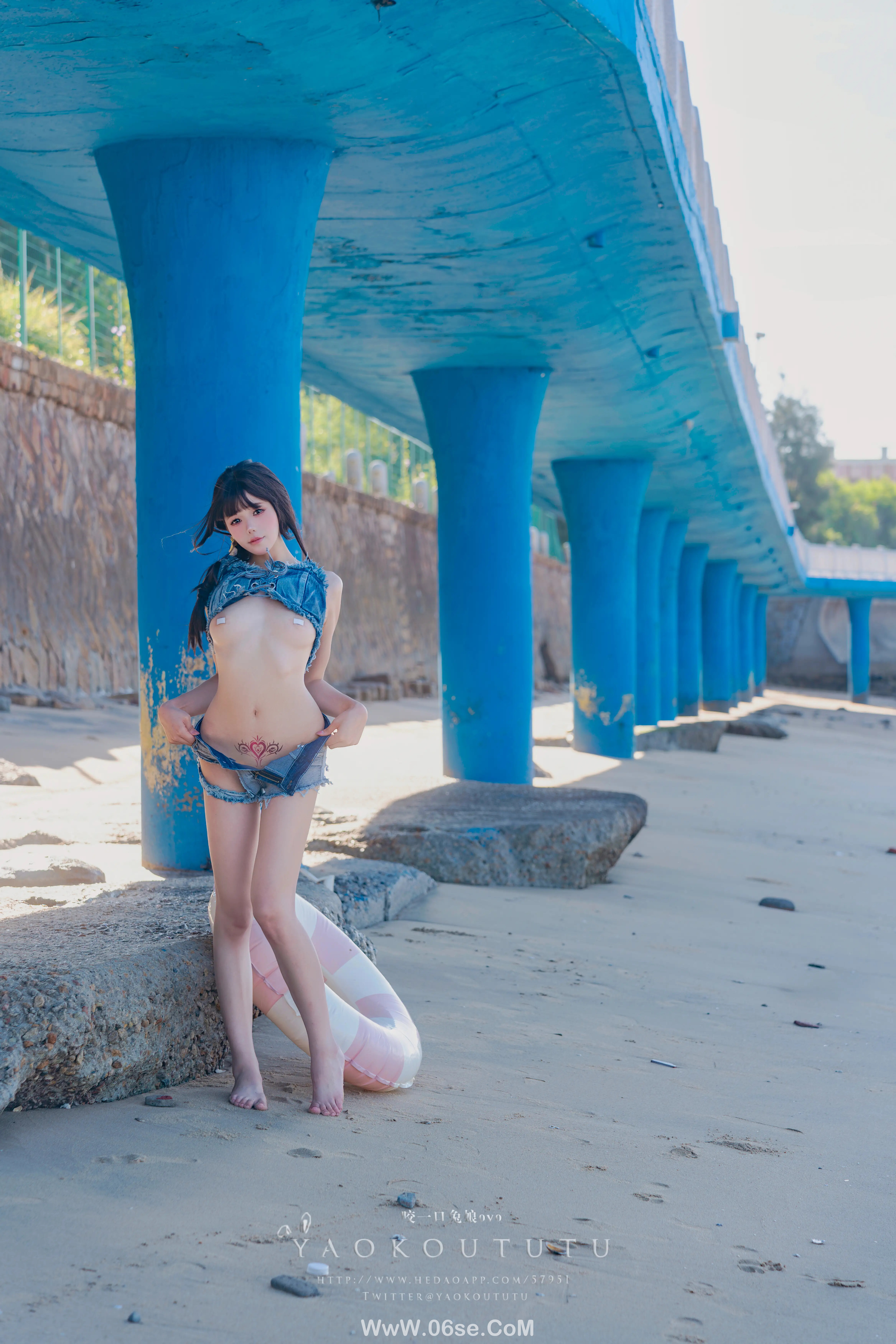 图片[51]-咬一口兔娘 海の夏日-六色网