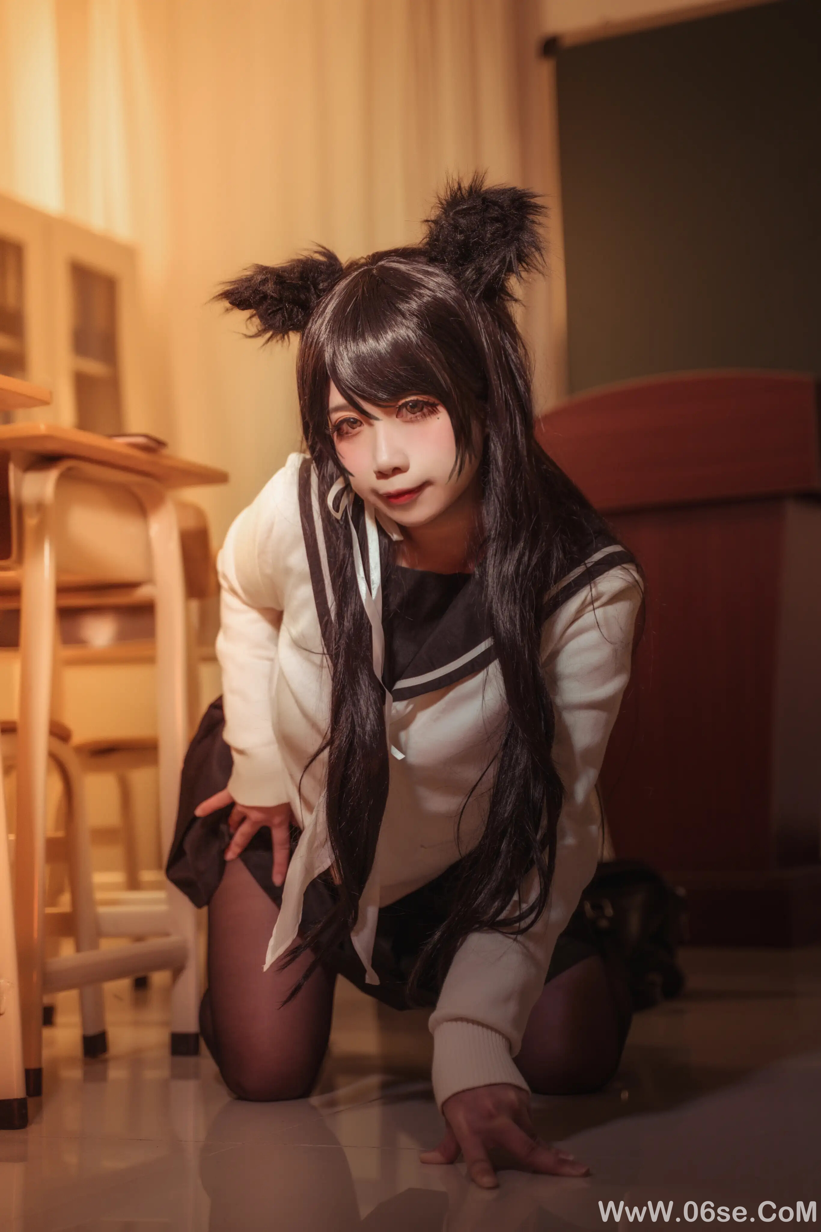 图片[14]-贞子蜜桃 碧蓝航线 爱宕高雄制服-六色网