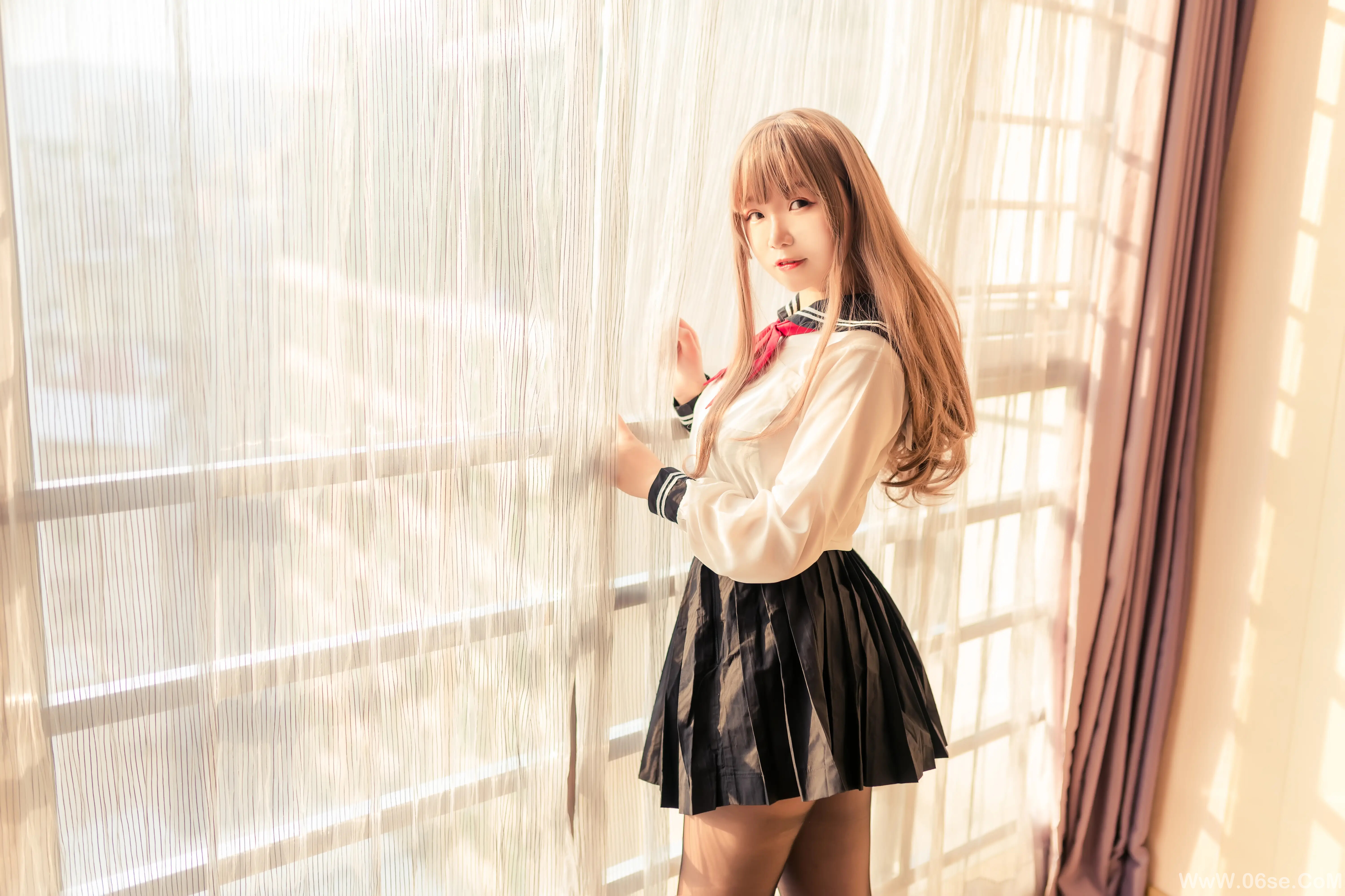 图片[7]-yoko宅夏 水手服黑丝-六色网