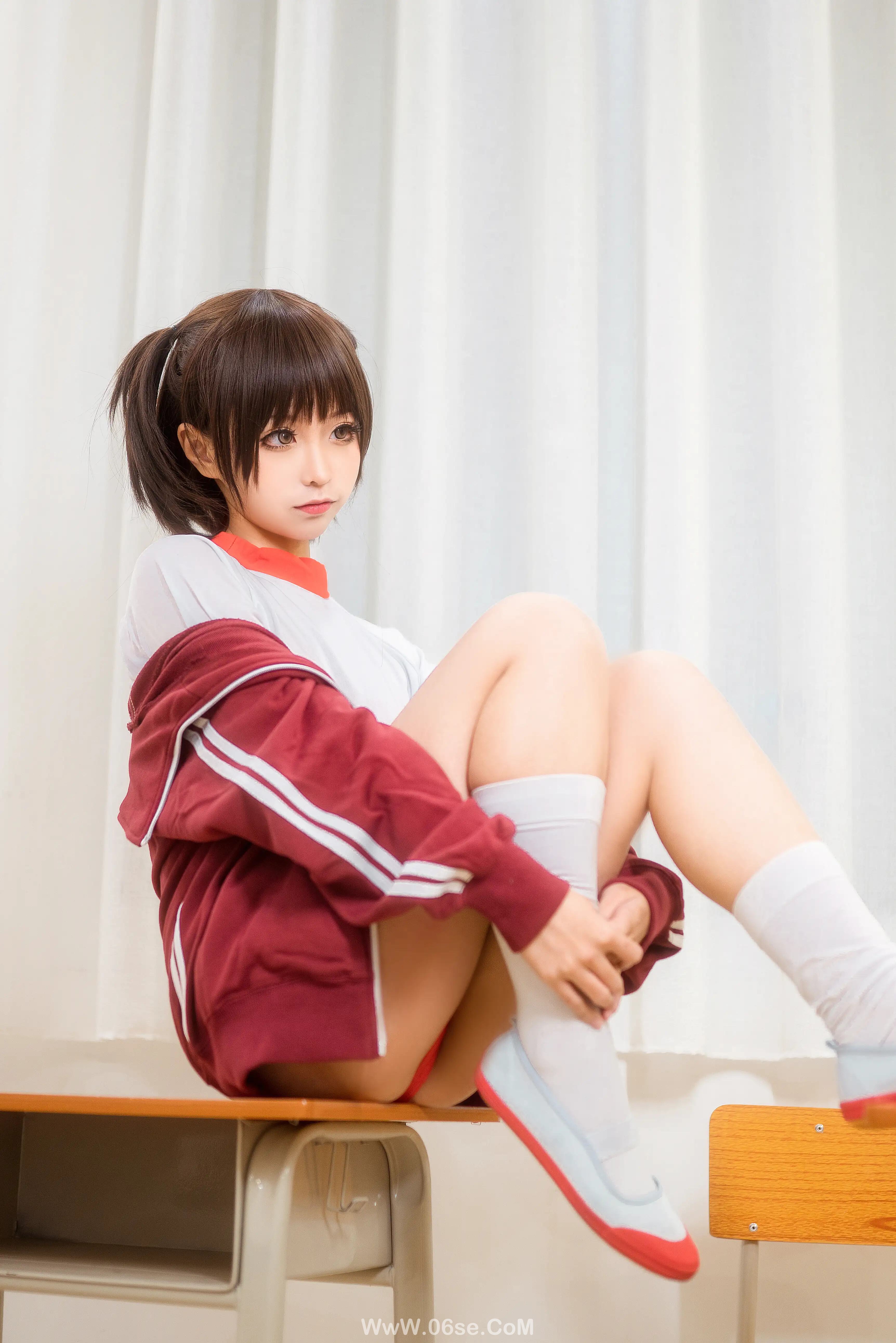 图片[4]-蠢沫沫 – 体操服红-六色网