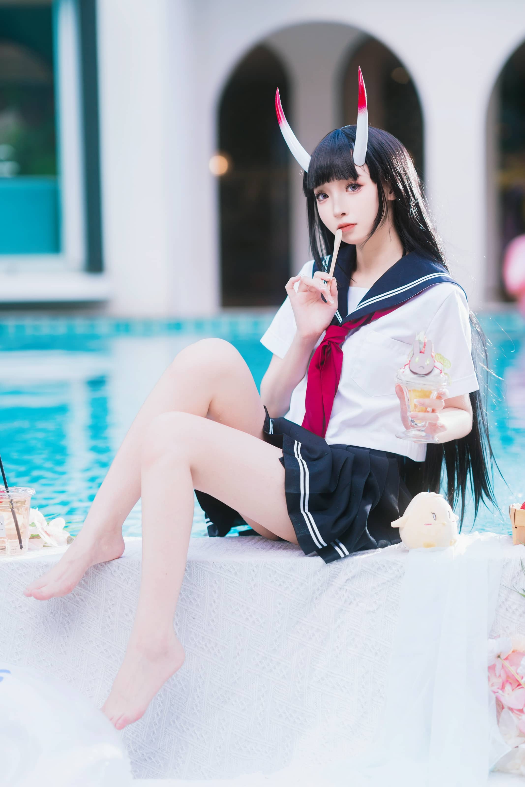 – 碧蓝航线 能代x酒匂泳装 (&封疆疆v) [43P]