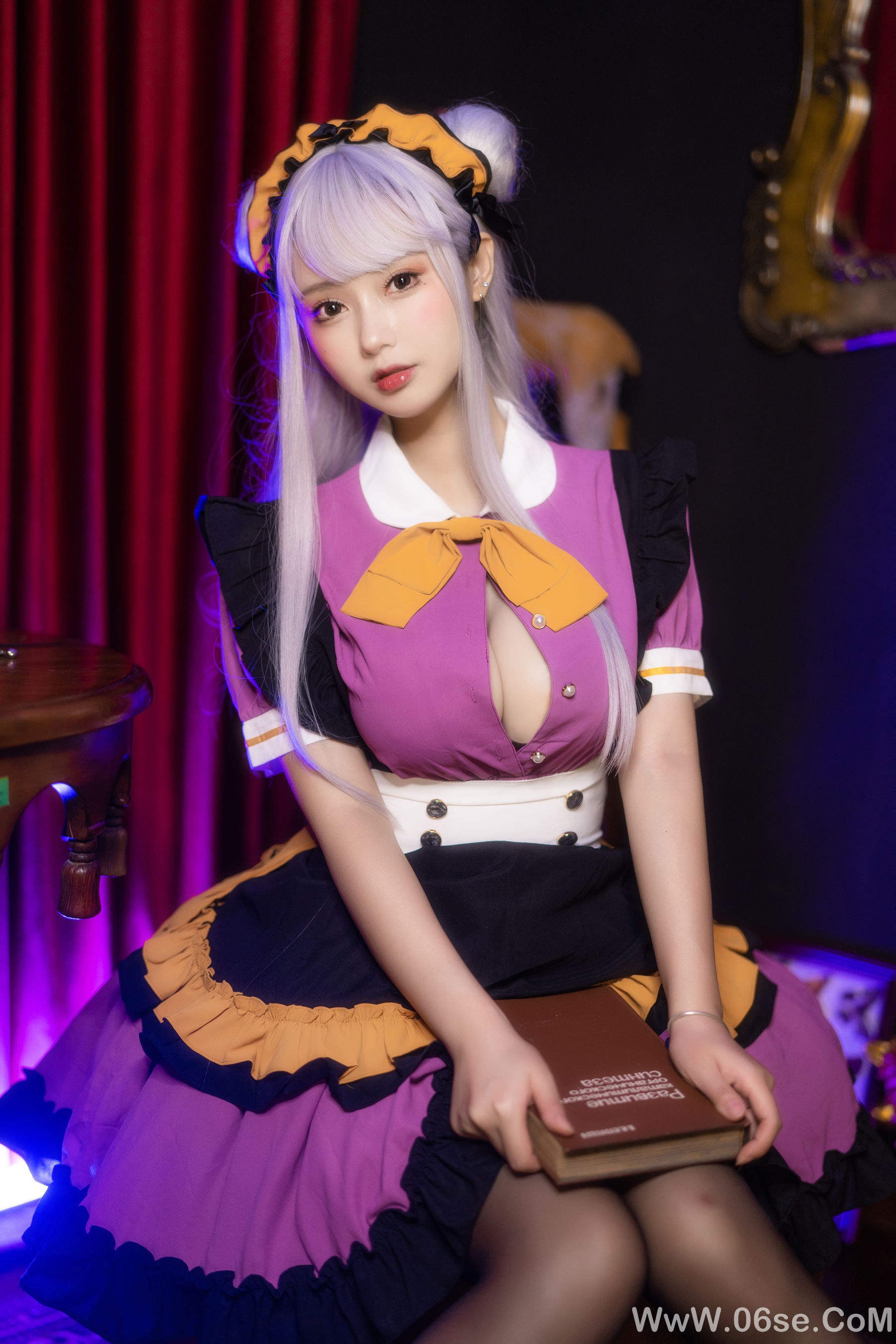 图片[16]-羽生三未 图集 – 万圣黑丝女仆 [37P]-六色网