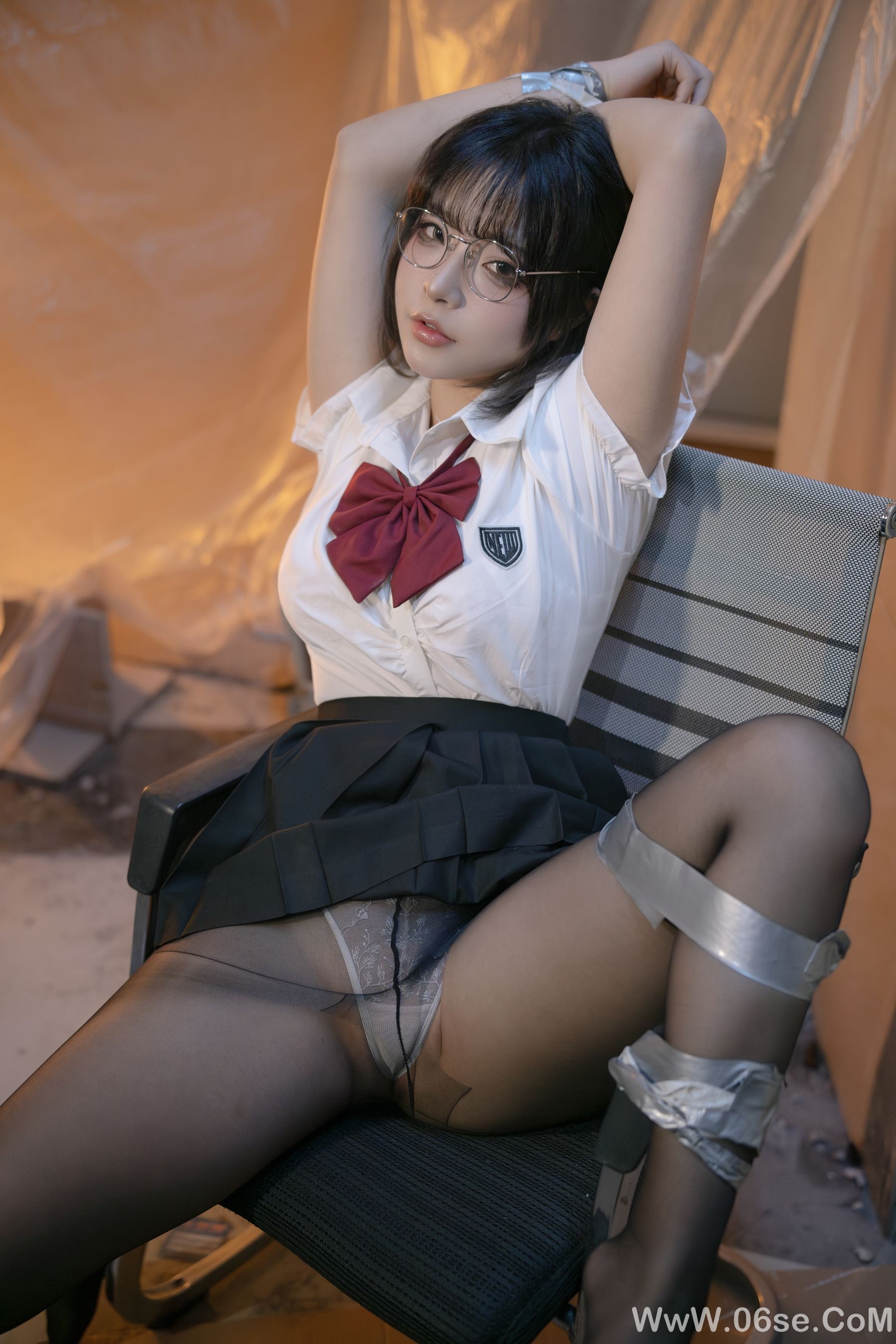 图片[27]-yuuhui玉汇 – 电梯间 尾行 [154P]-六色网