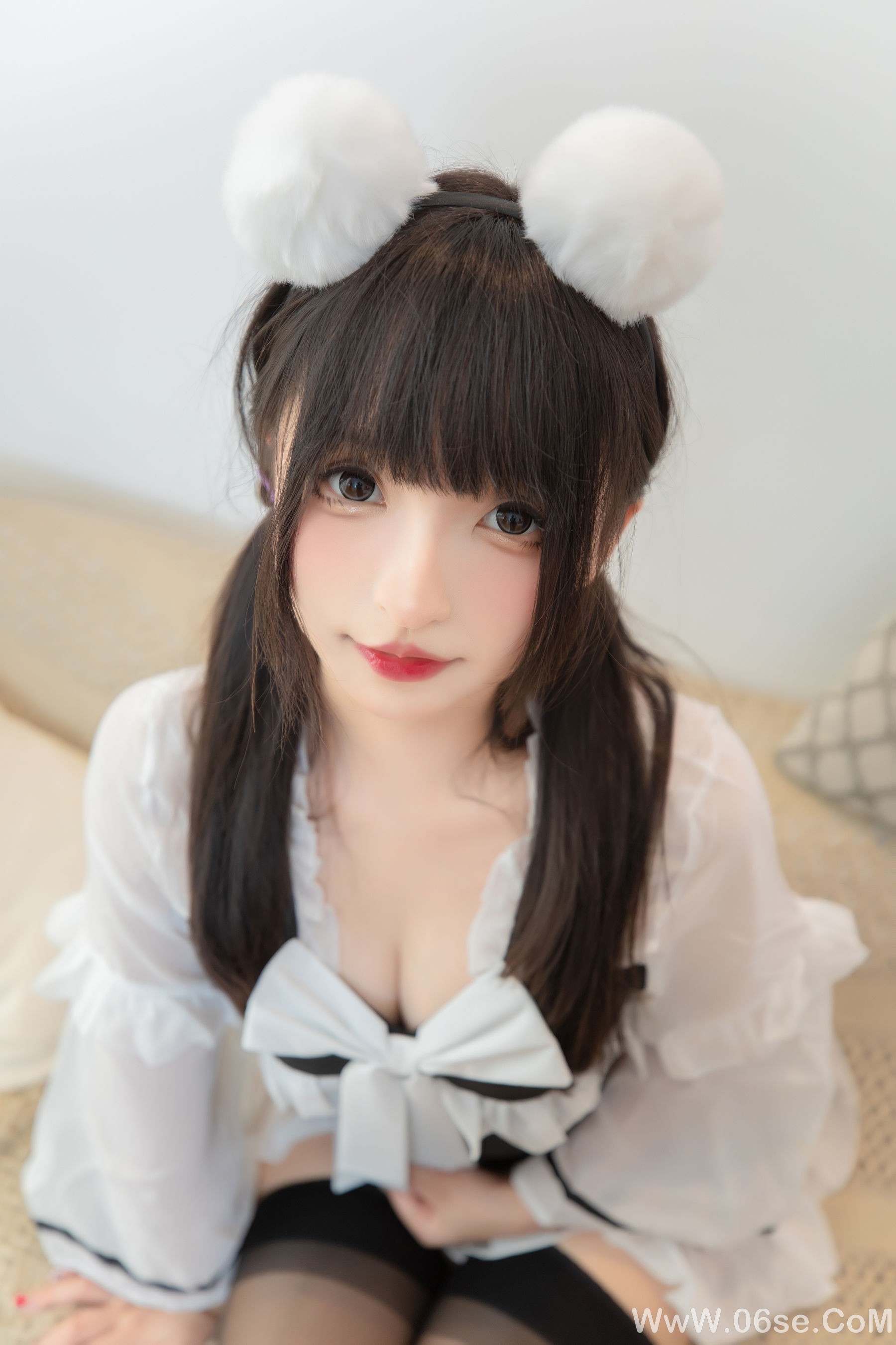 图片[22]-萝莉神楽板真冬 之熊猫女仆 [75P]-六色网