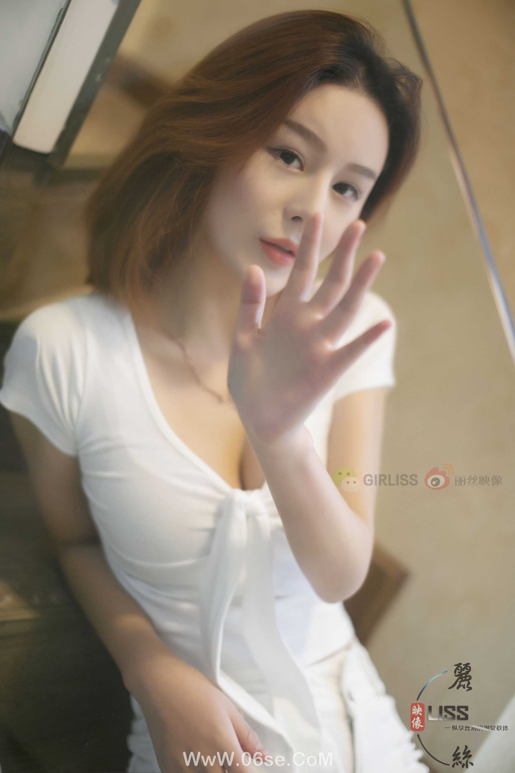 图片[21]-[丽丝映像GIRLISS] 梁冰 室内1 肉丝美腿 [43P]-六色网