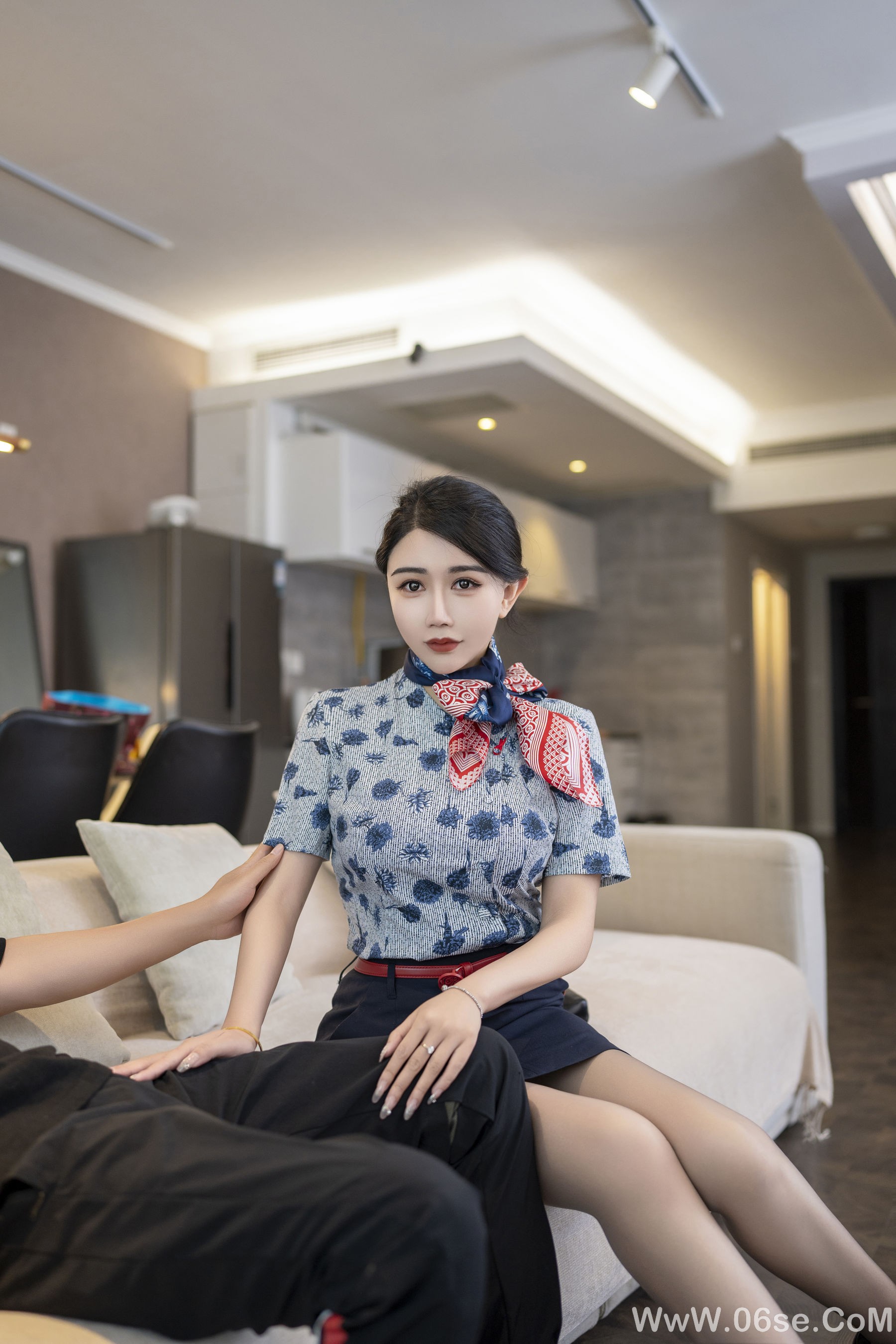 图片[6]-李若汐 – 性感空姐制服 [70P]-六色网