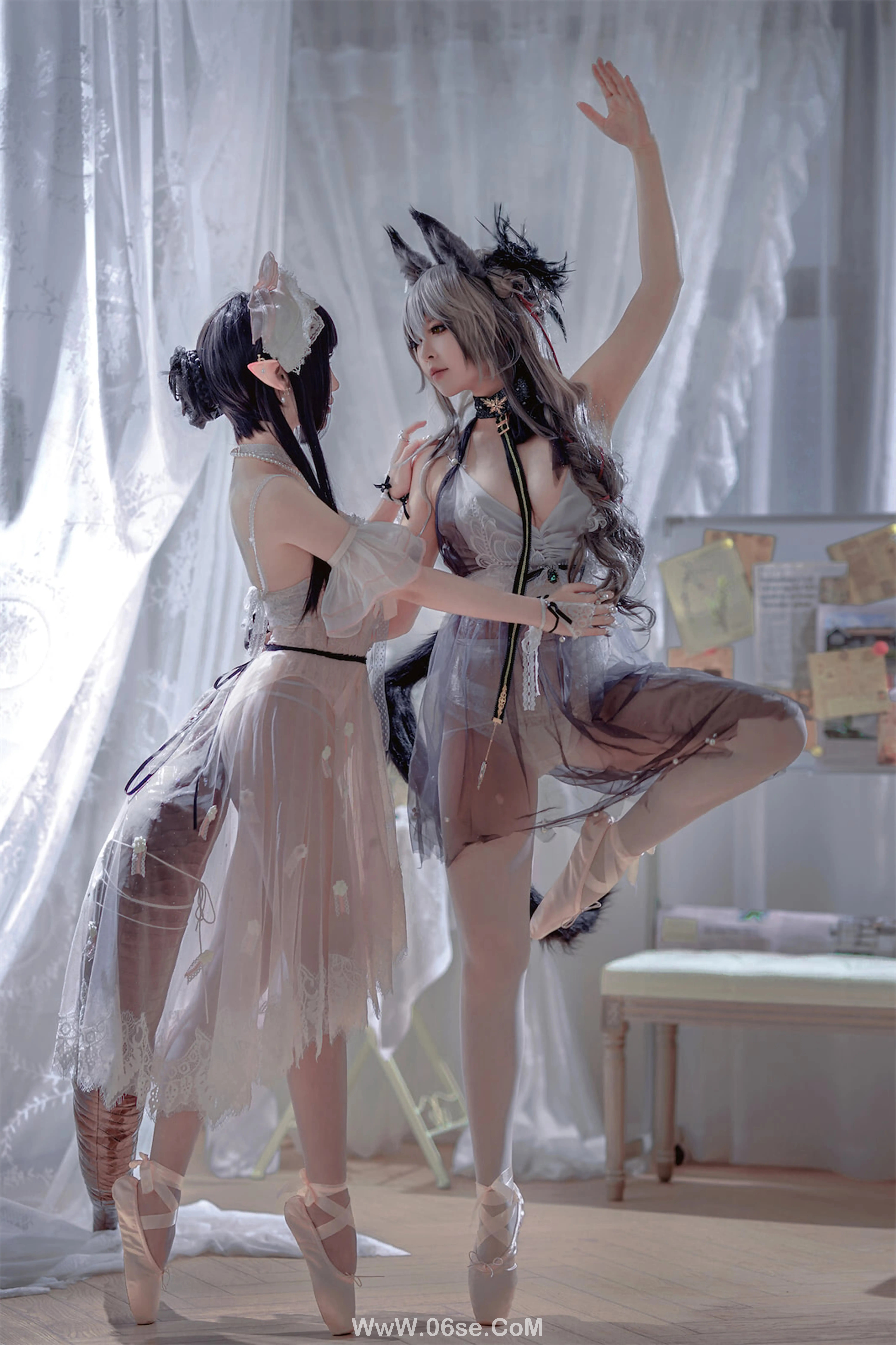 图片[11]-半半子 – Arknights 黑x森蚺バレエ (&面饼仙儿)-六色网