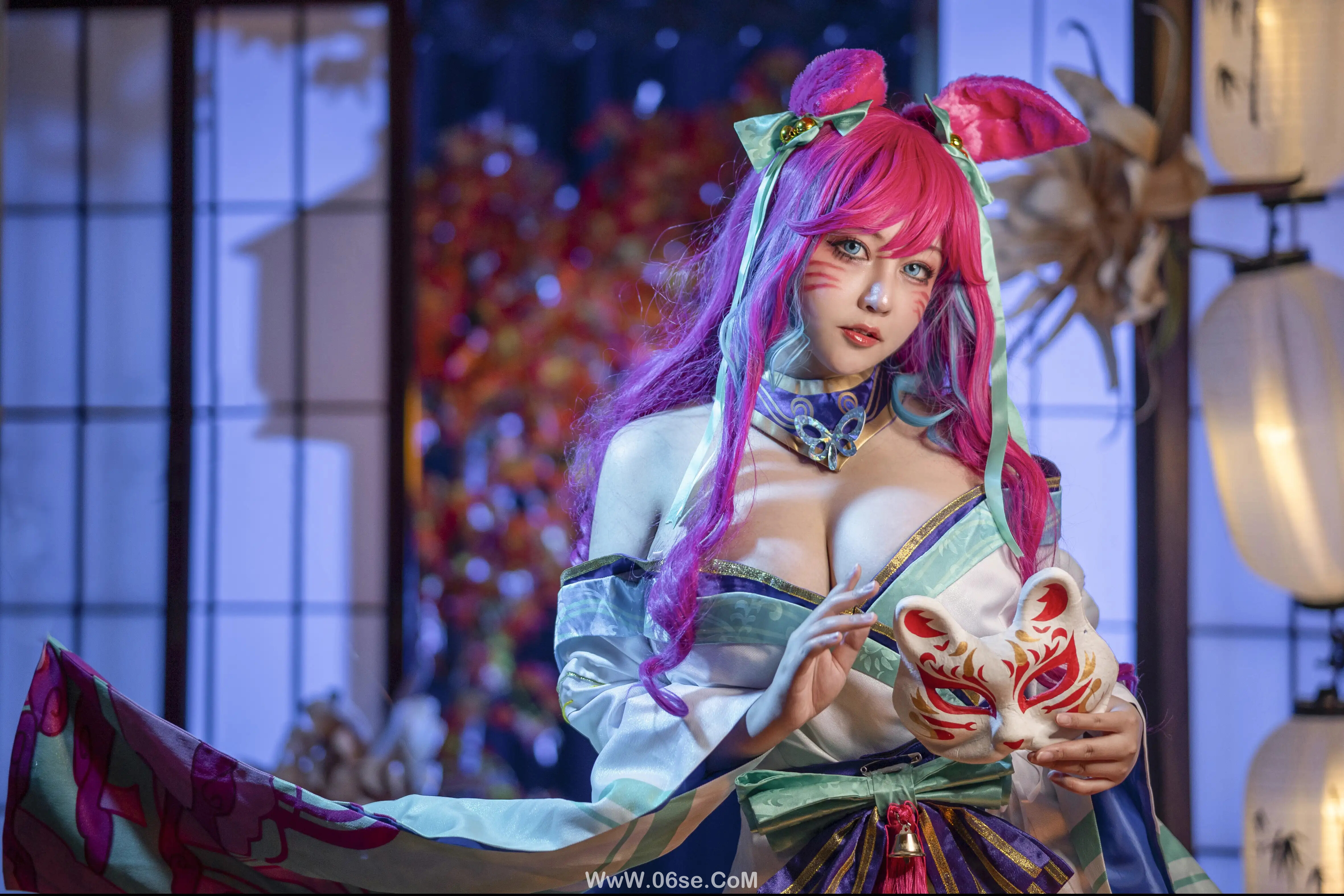 KANEKO_咔喵_英雄联盟_灵魂莲华_阿狸_-六色网