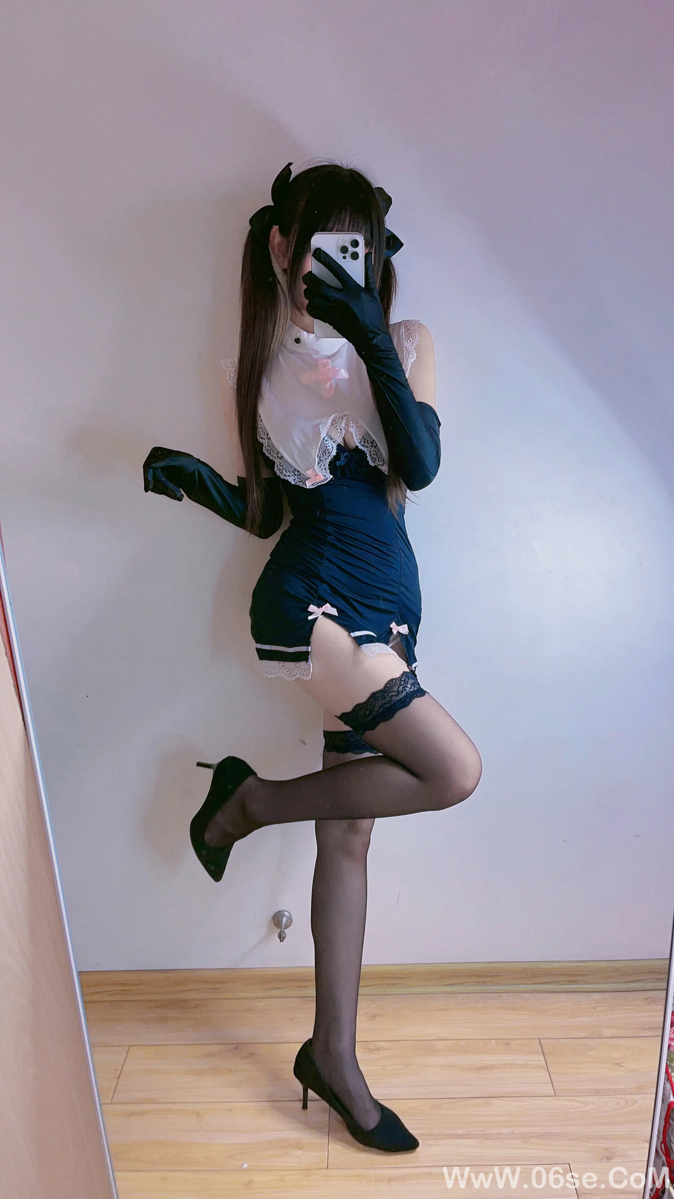 图片[110]-miko酱ww 自拍系列mikoの黑丝01-六色网