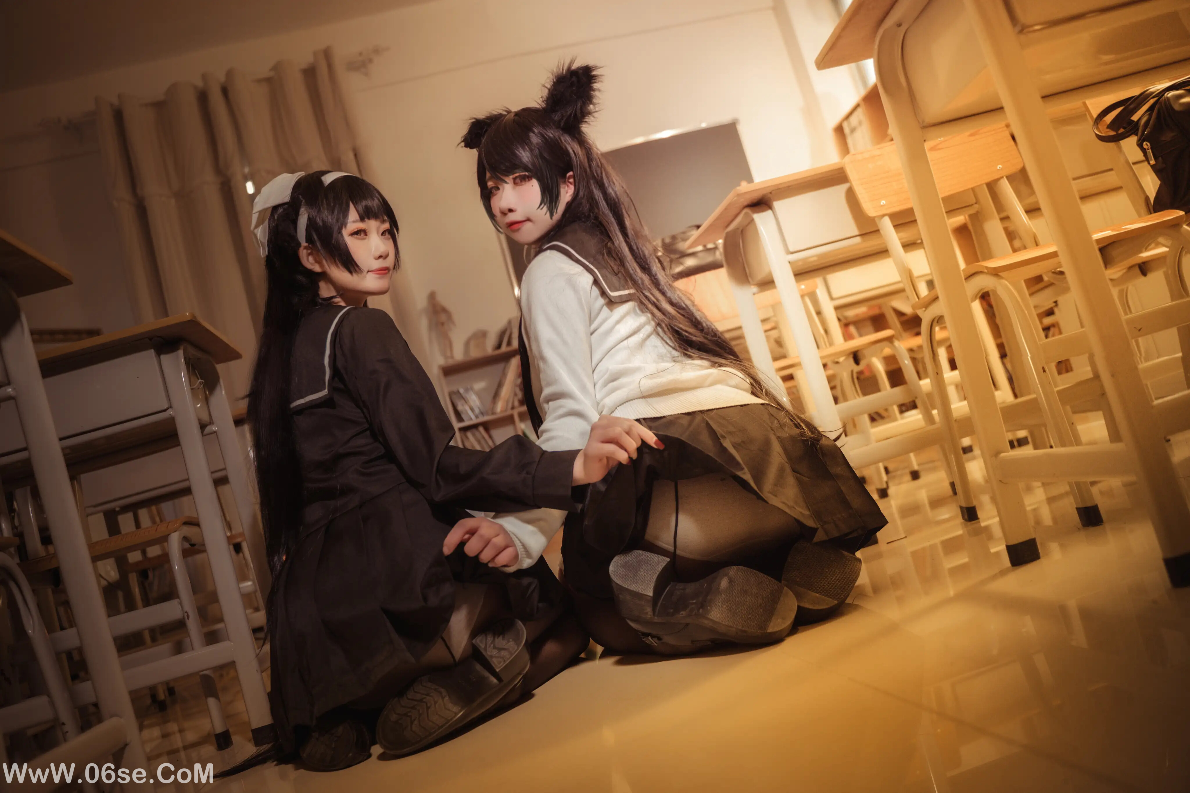图片[12]-贞子蜜桃 碧蓝航线 爱宕高雄制服-六色网