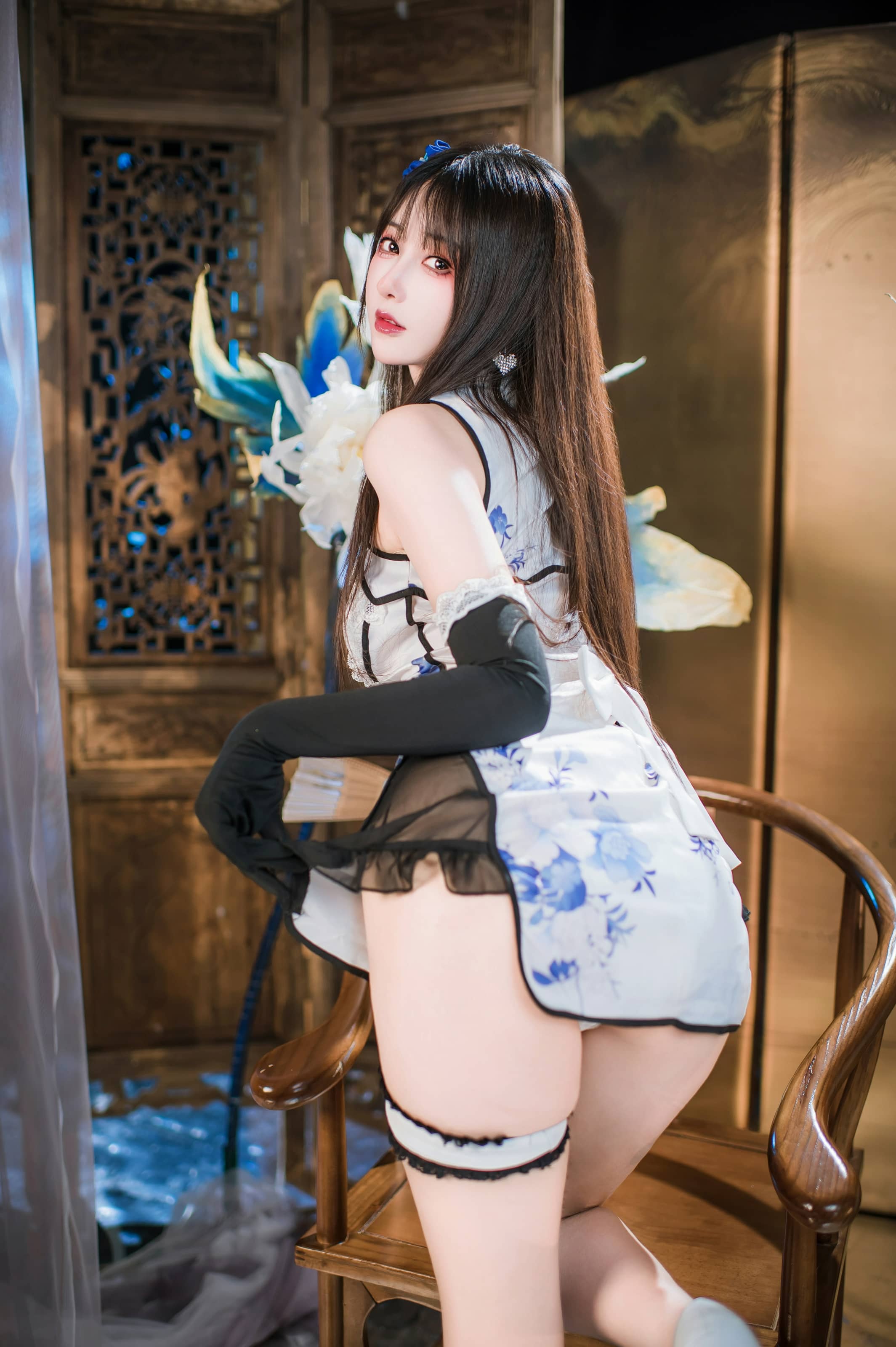 – 瓶儿 青花瓷旗袍 [25P]