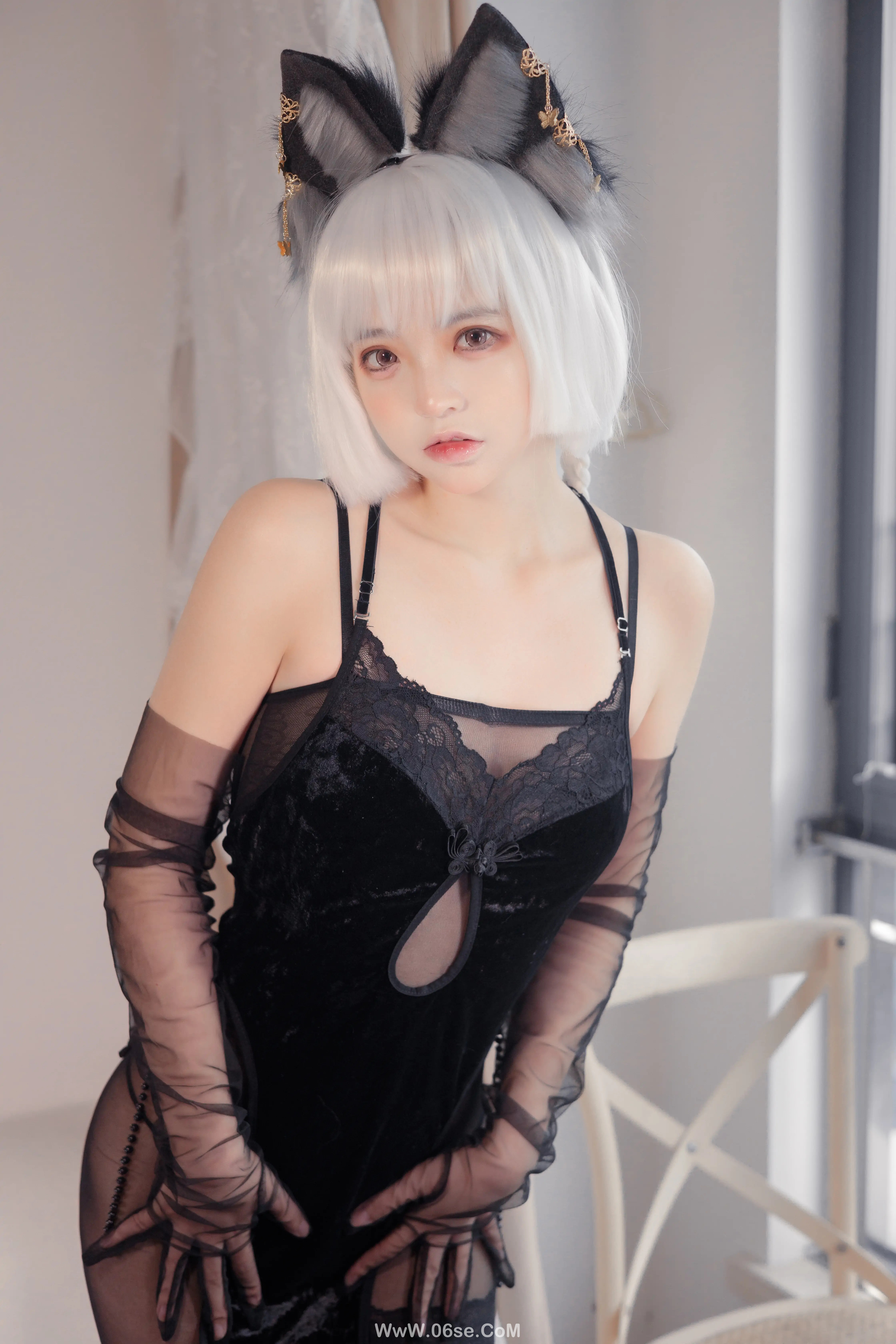 图片[7]-疯猫ss 旗袍少女-六色网