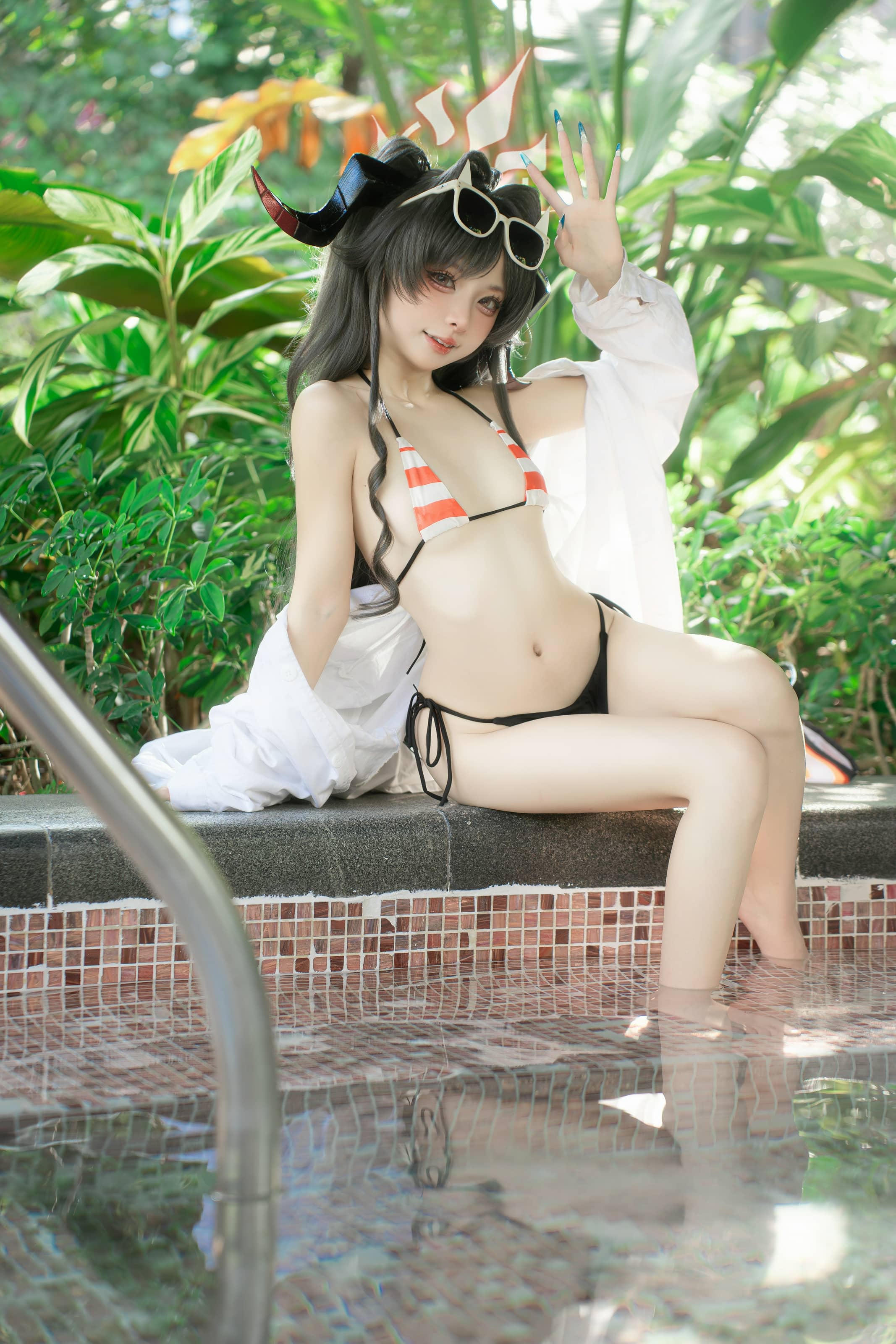 – 蔚蓝档案 鬼怒川霞水着 [44P]