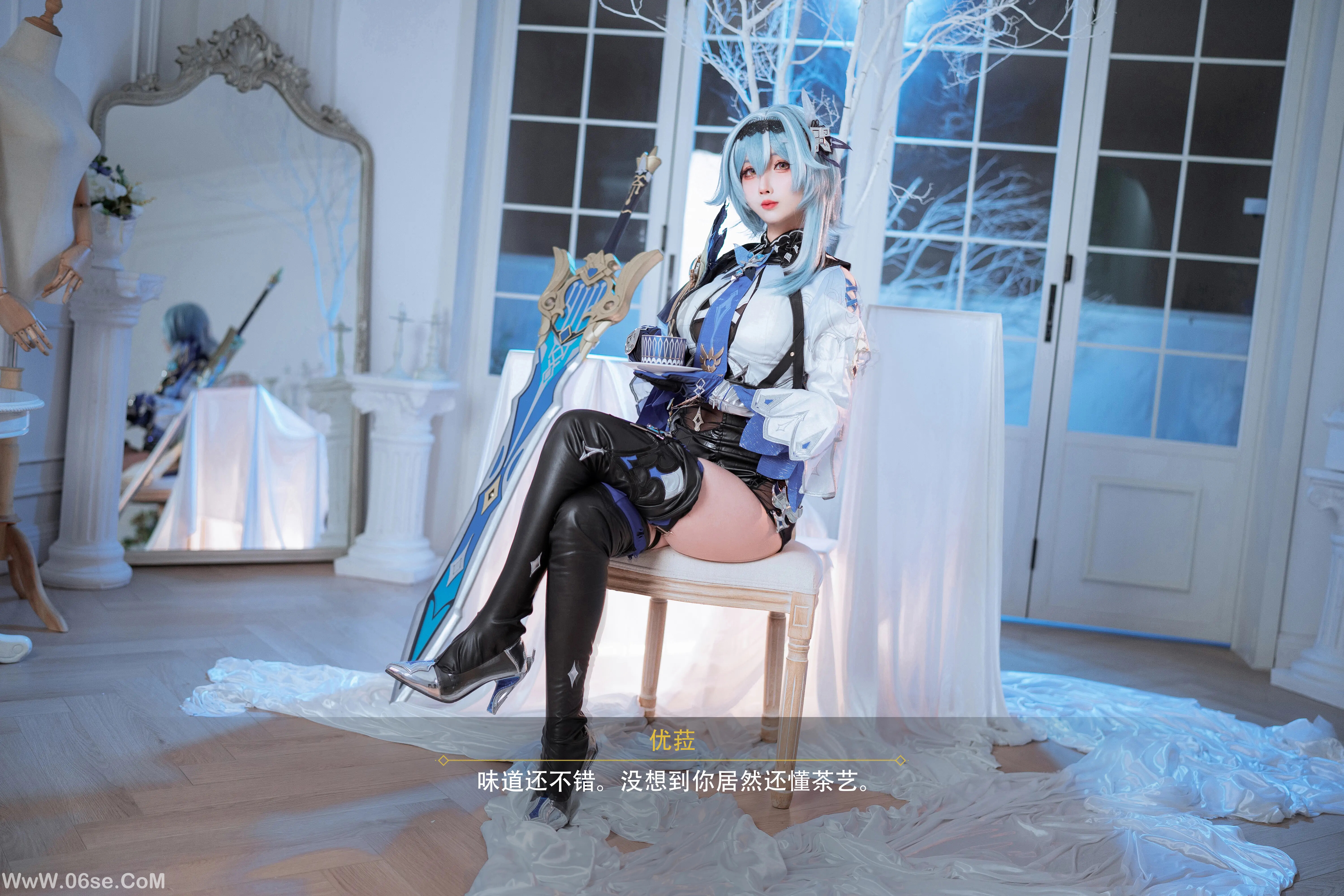 图片[45]-肉扣热热子(rioko凉凉子) 原神 优菈浪花骑士-六色网