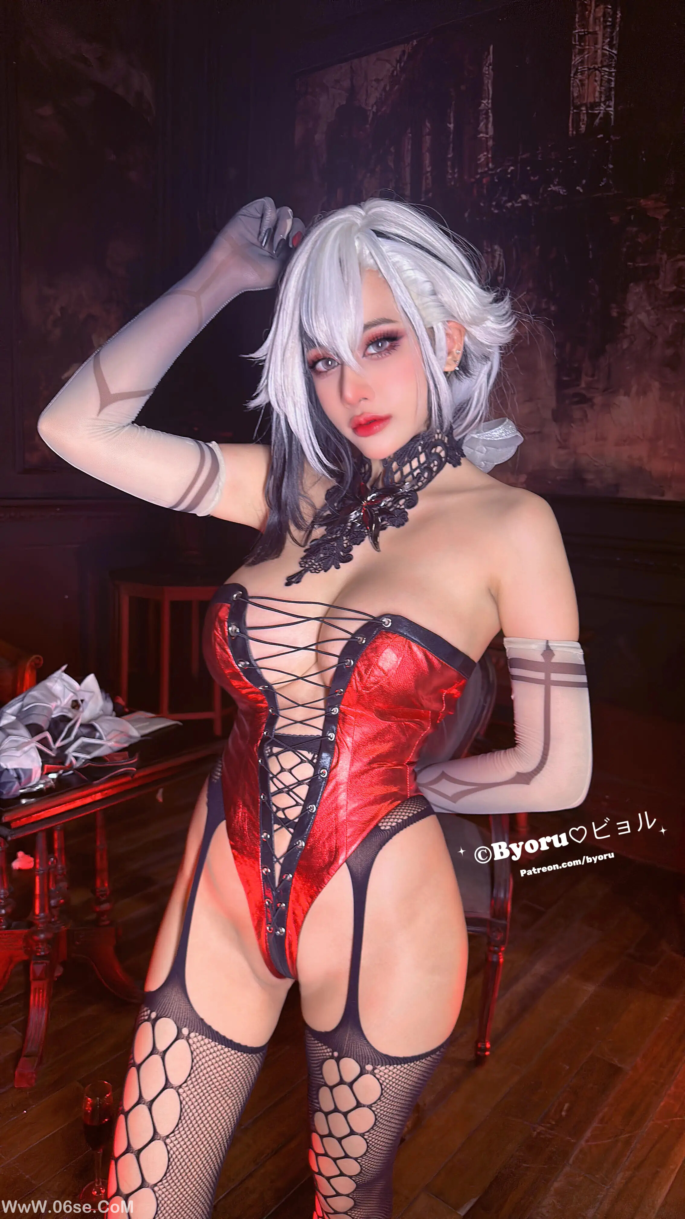 图片[69]-Byoru – Genshin Impact Arlecchino Dress-六色网