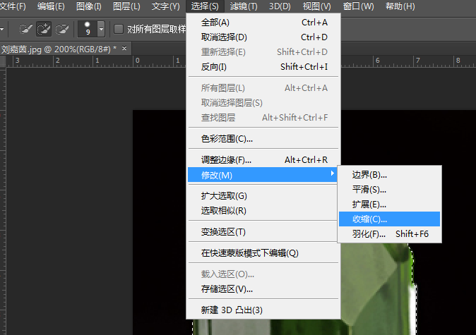 ps中如何对选区进行扩展或收缩操作? - 百度文库