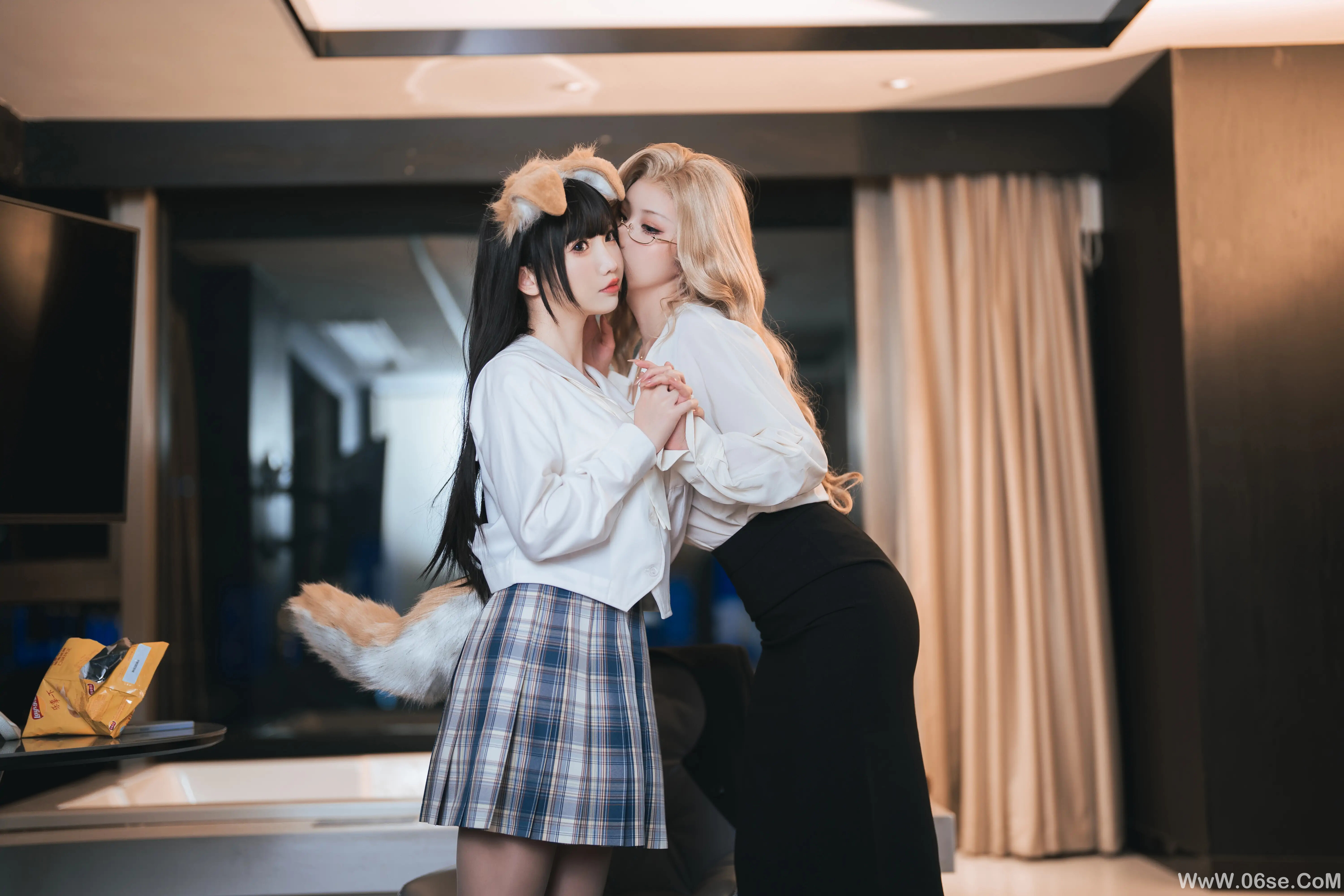 图片[14]-肉扣热热子(rioko凉凉子) 女上司双人版 (&面饼仙儿)-六色网