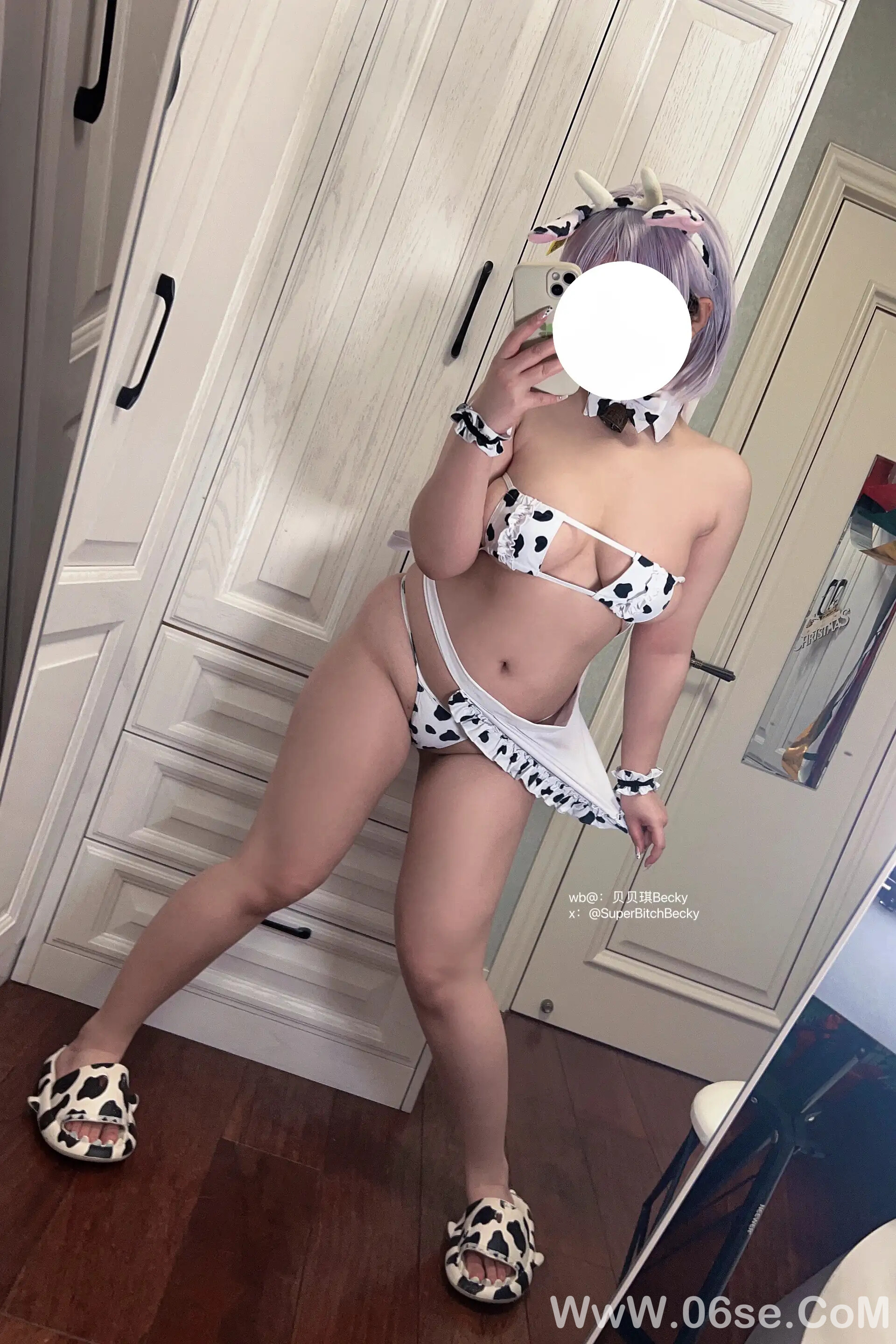 图片[16]-贝贝琪Becky – 崩坏3 塞西莉亚奶牛装-六色网